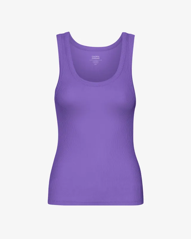 Women Organic Rib Tank Top - Ultra Violet sold by Colorful Standard