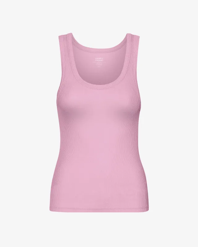 Women Organic Rib Tank Top - Cherry Blossom sold by Colorful Standard
