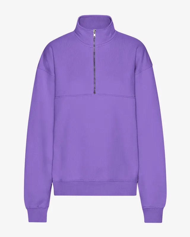 Organic Quarter Zip - Ultra Violet sold by Colorful Standard