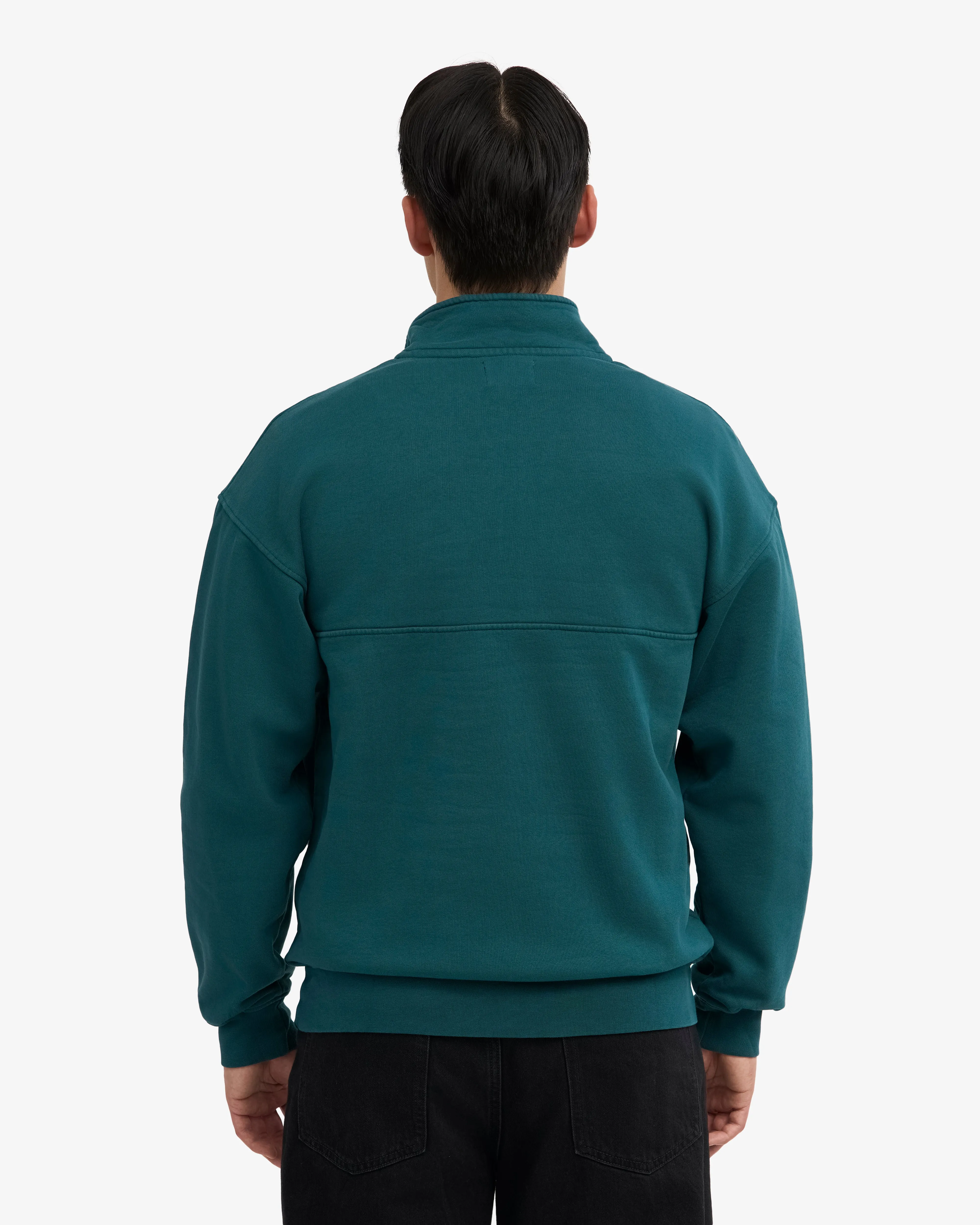 Organic Quarter Zip - Ocean Green sold by Colorful Standard product image thumbnail 4
