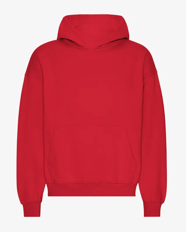 Organic Oversized Hood - Scarlet Red sold by Colorful Standard