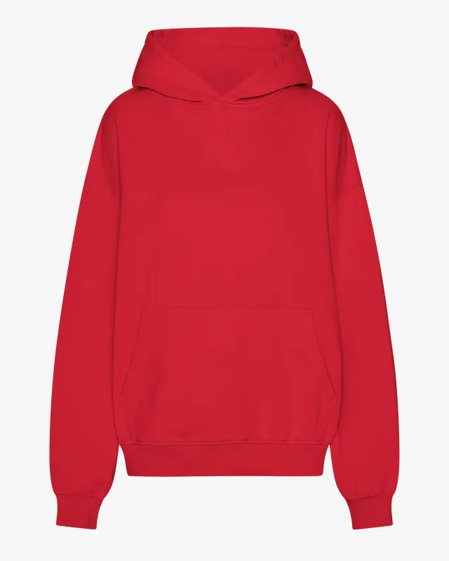 Organic Oversized Hood - Scarlet Red sold by Colorful Standard