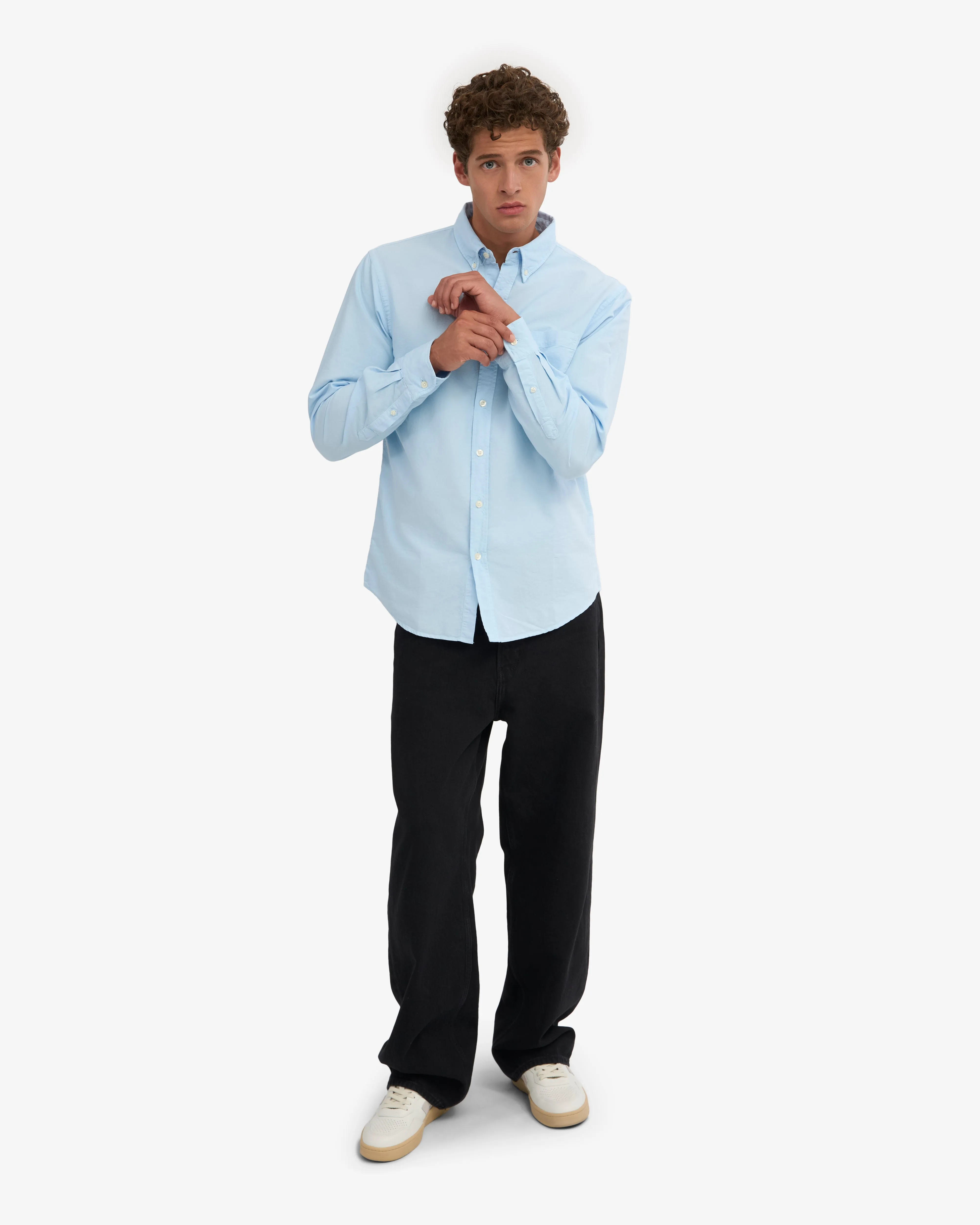 Organic Button Down Shirt - Polar Blue sold by Colorful Standard product image thumbnail 5