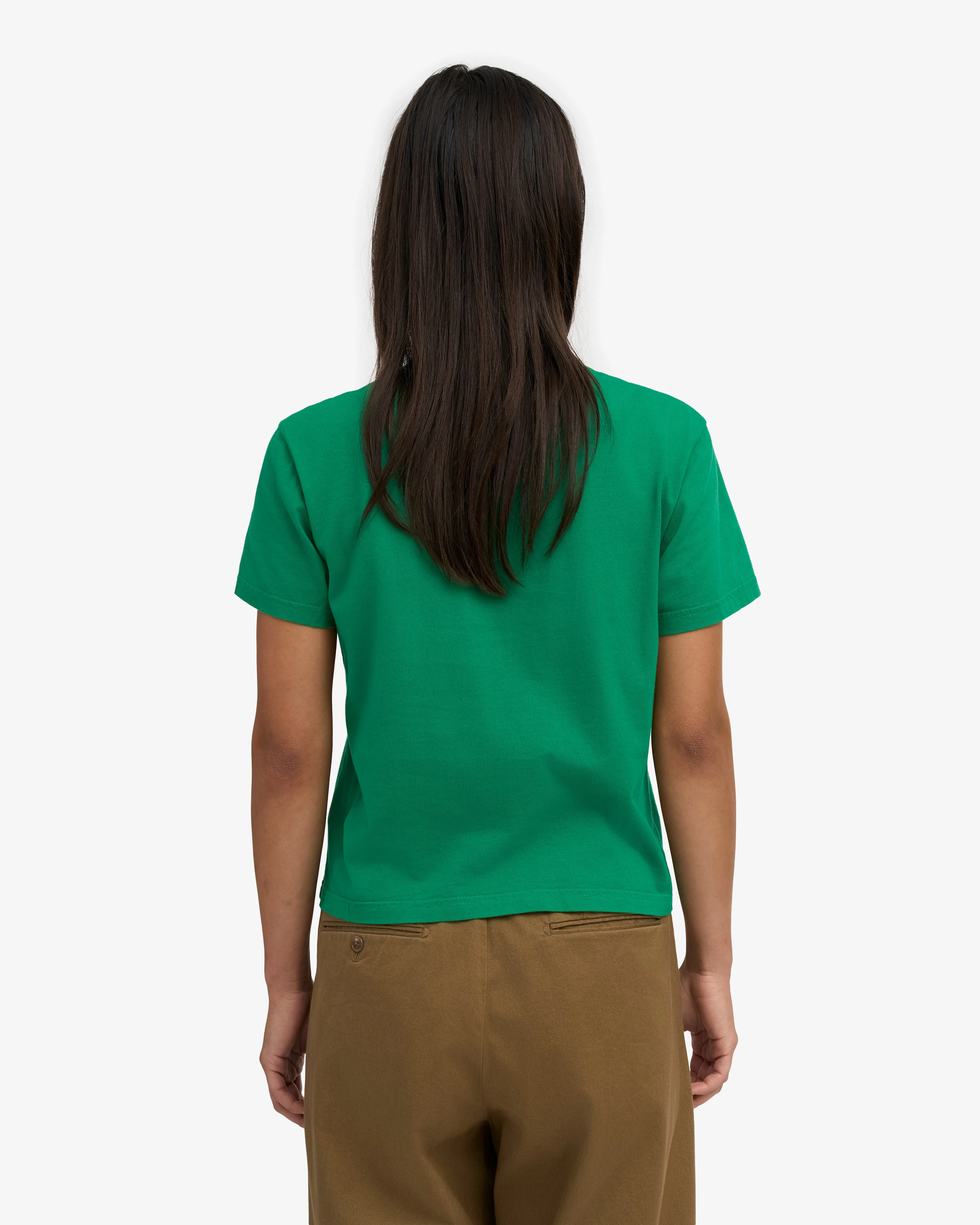 Organic Boxy Crop Tee - Kelly Green sold by Colorful Standard product image thumbnail 4