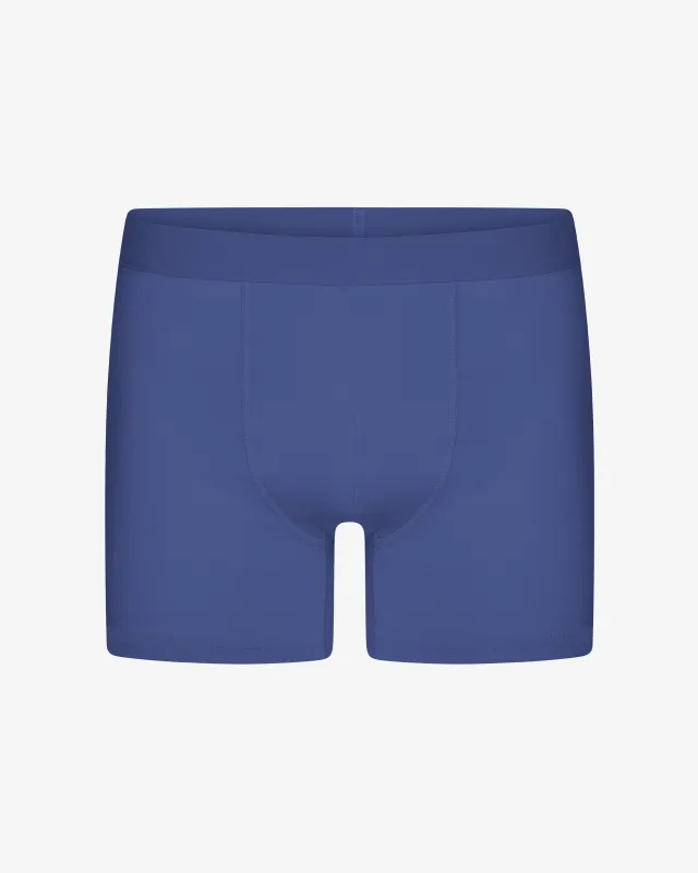 Classic Organic Boxer Briefs - Marine Blue sold by Colorful Standard