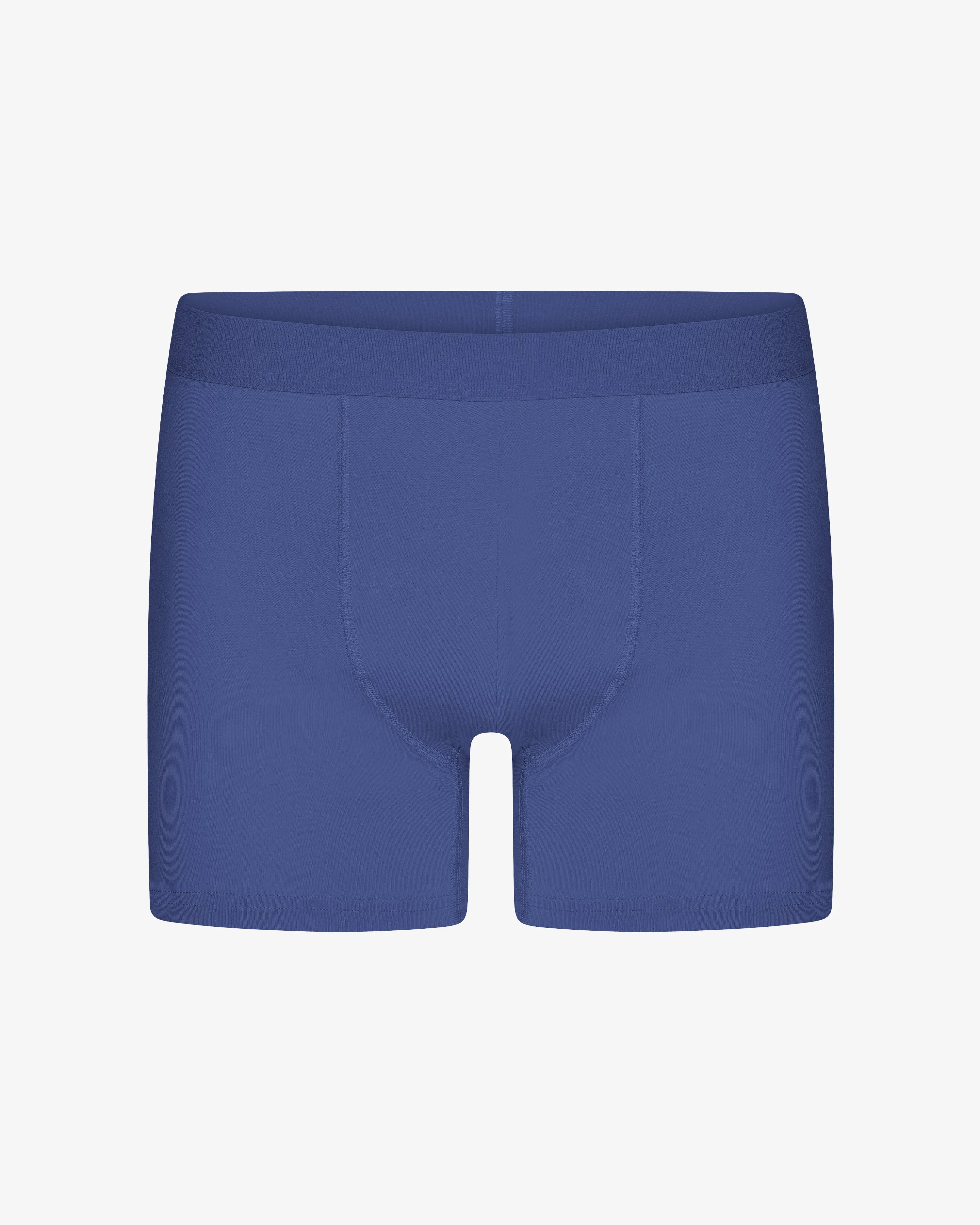 Classic Organic Boxer Briefs - Marine Blue sold by Colorful Standard