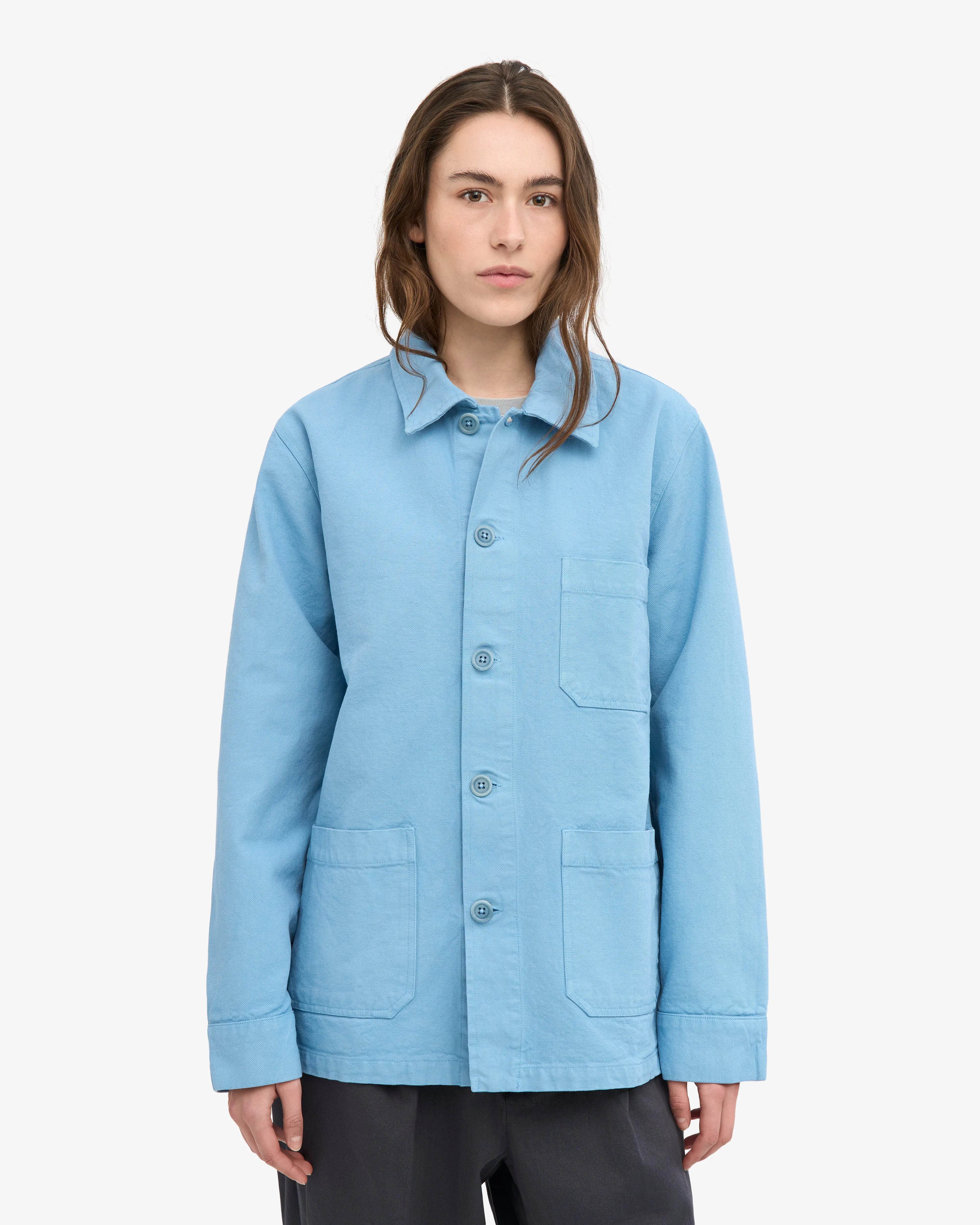 Organic Workwear Jacket - Seaside Blue sold by Colorful Standard product image thumbnail 2