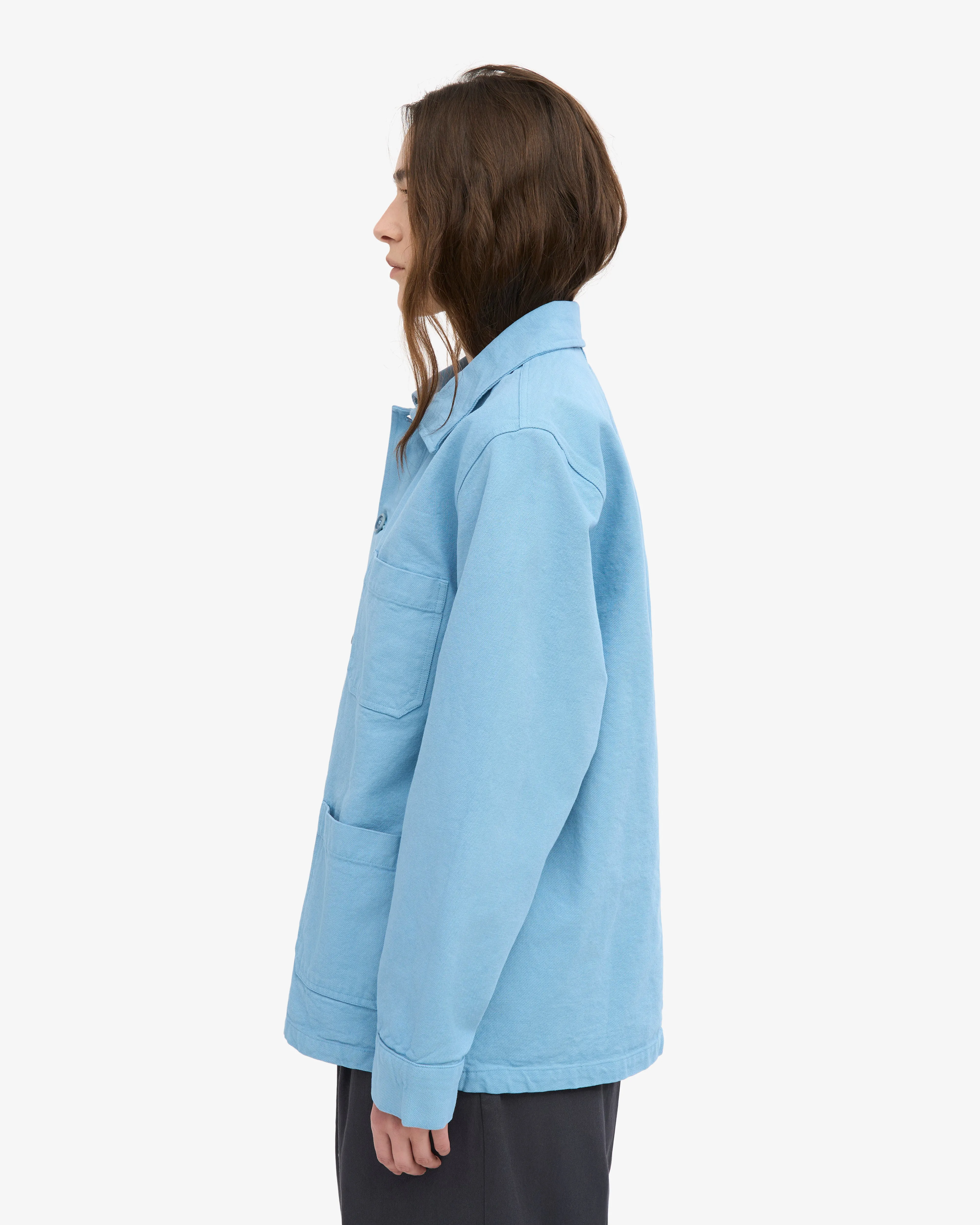 Organic Workwear Jacket - Seaside Blue sold by Colorful Standard product image thumbnail 3