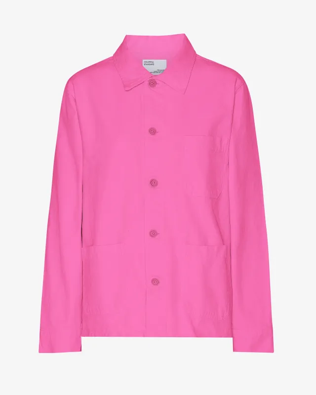 Organic Workwear Jacket - Bubblegum Pink sold by Colorful Standard