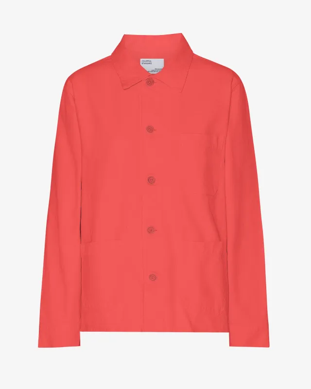 Organic Workwear Jacket - Red Tangerine sold by Colorful Standard