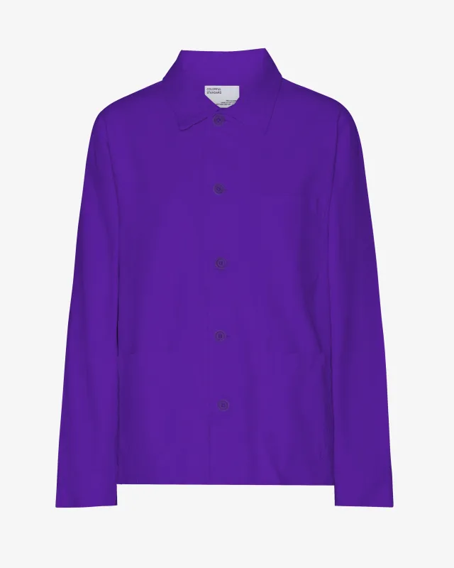 Organic Workwear Jacket - Ultra Violet sold by Colorful Standard