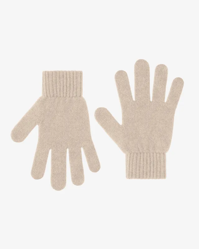 Merino Wool Gloves - Ivory White sold by Colorful Standard