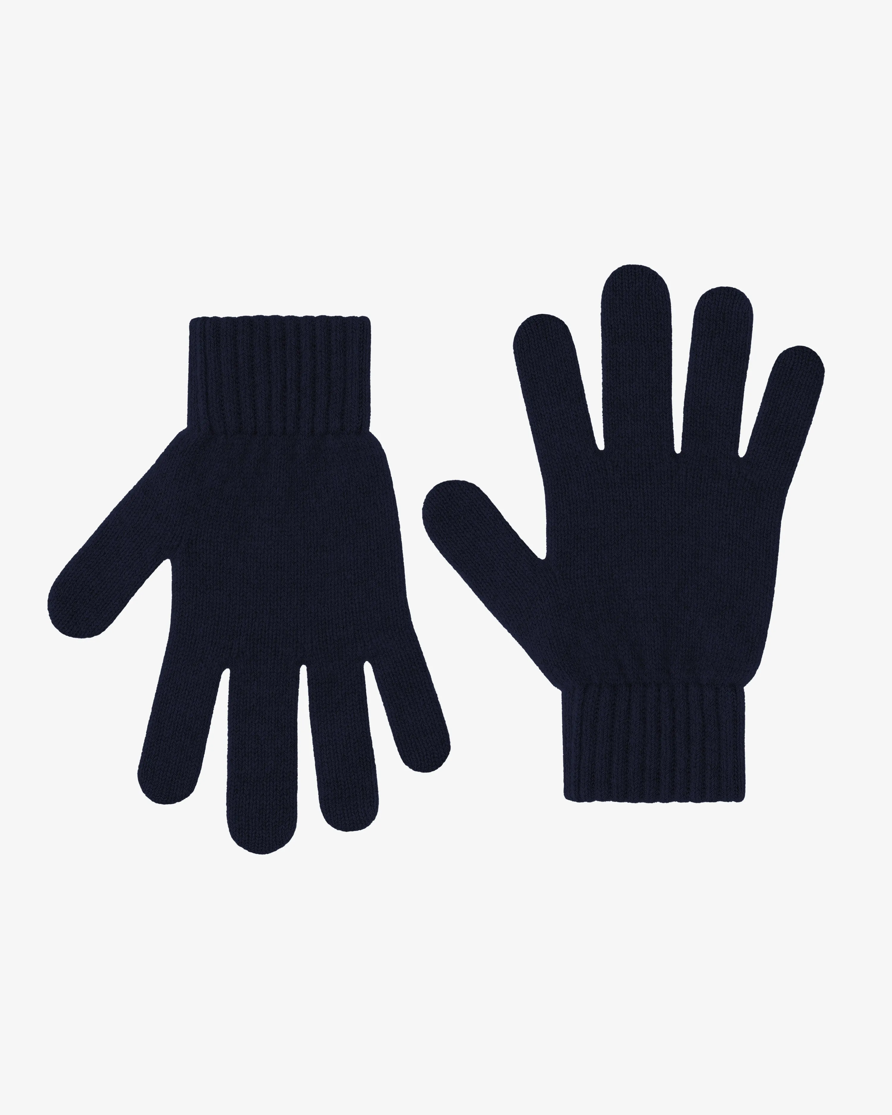 Merino Wool Gloves - Navy Blue sold by Colorful Standard