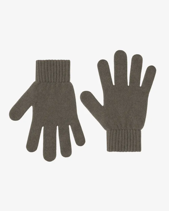 Merino Wool Gloves - Dusty Olive sold by Colorful Standard