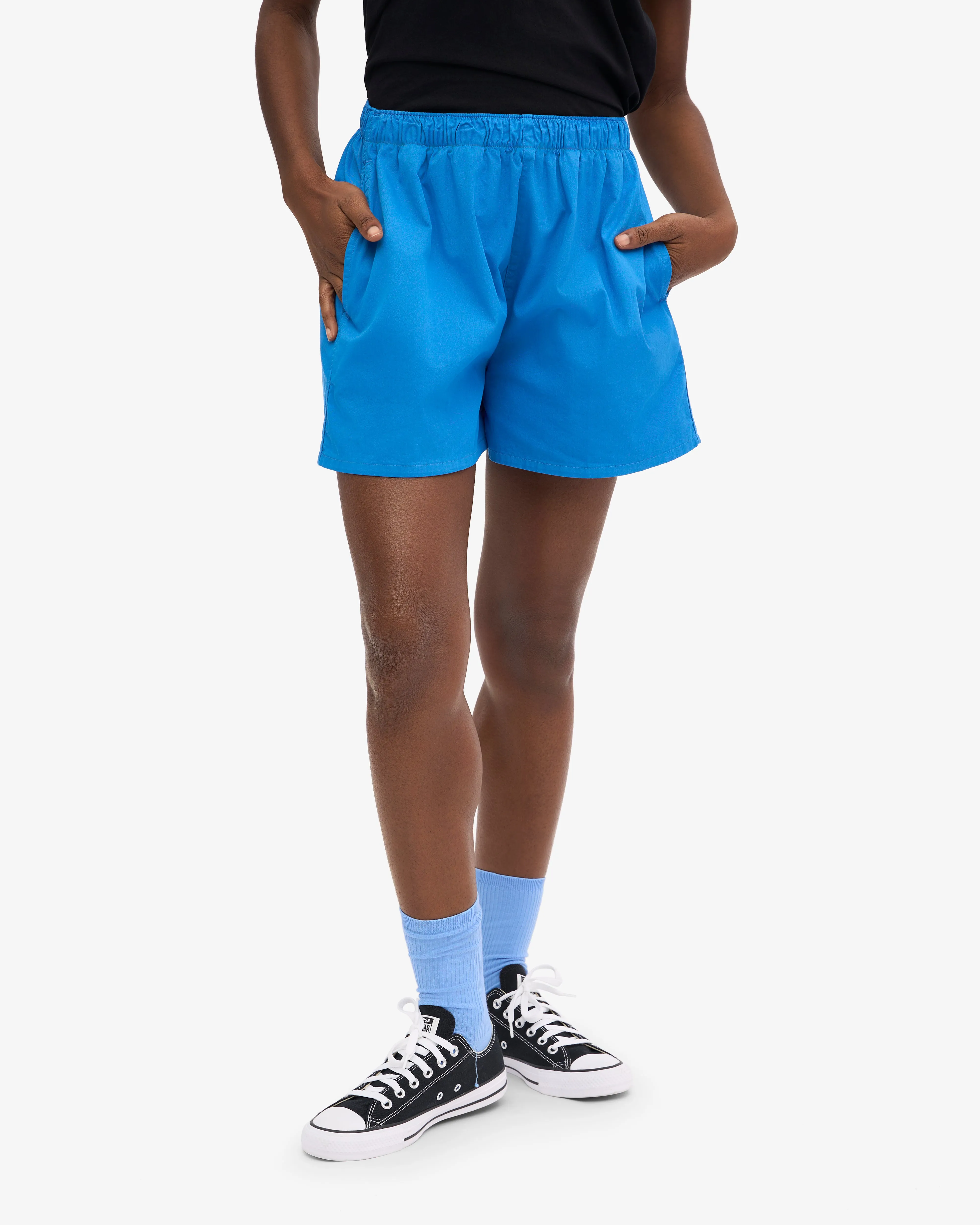 Women Organic Twill Shorts - Pacific Blue sold by Colorful Standard product image thumbnail 3