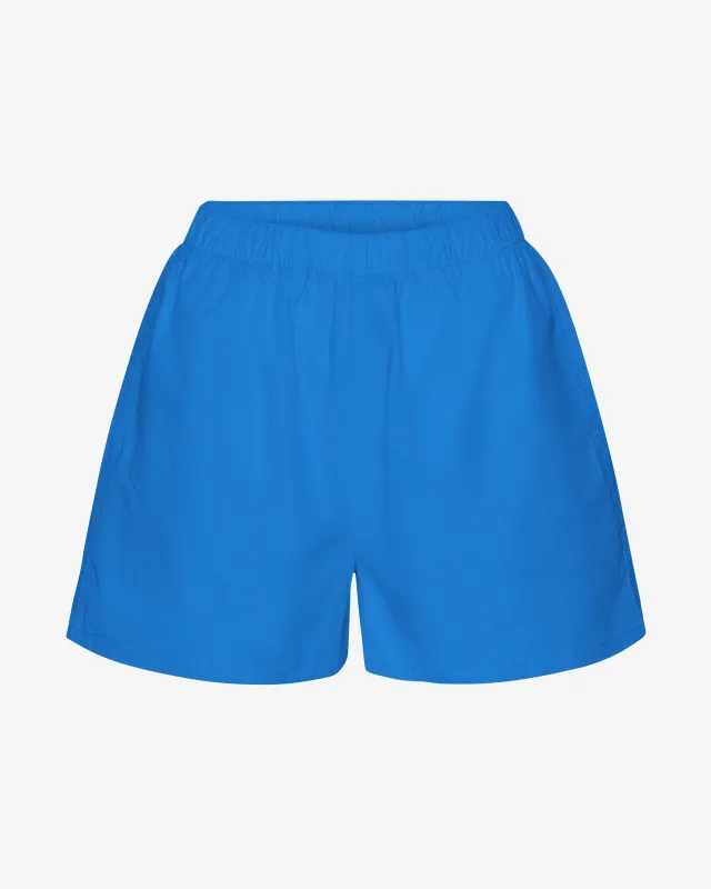 Women Organic Twill Shorts - Pacific Blue sold by Colorful Standard