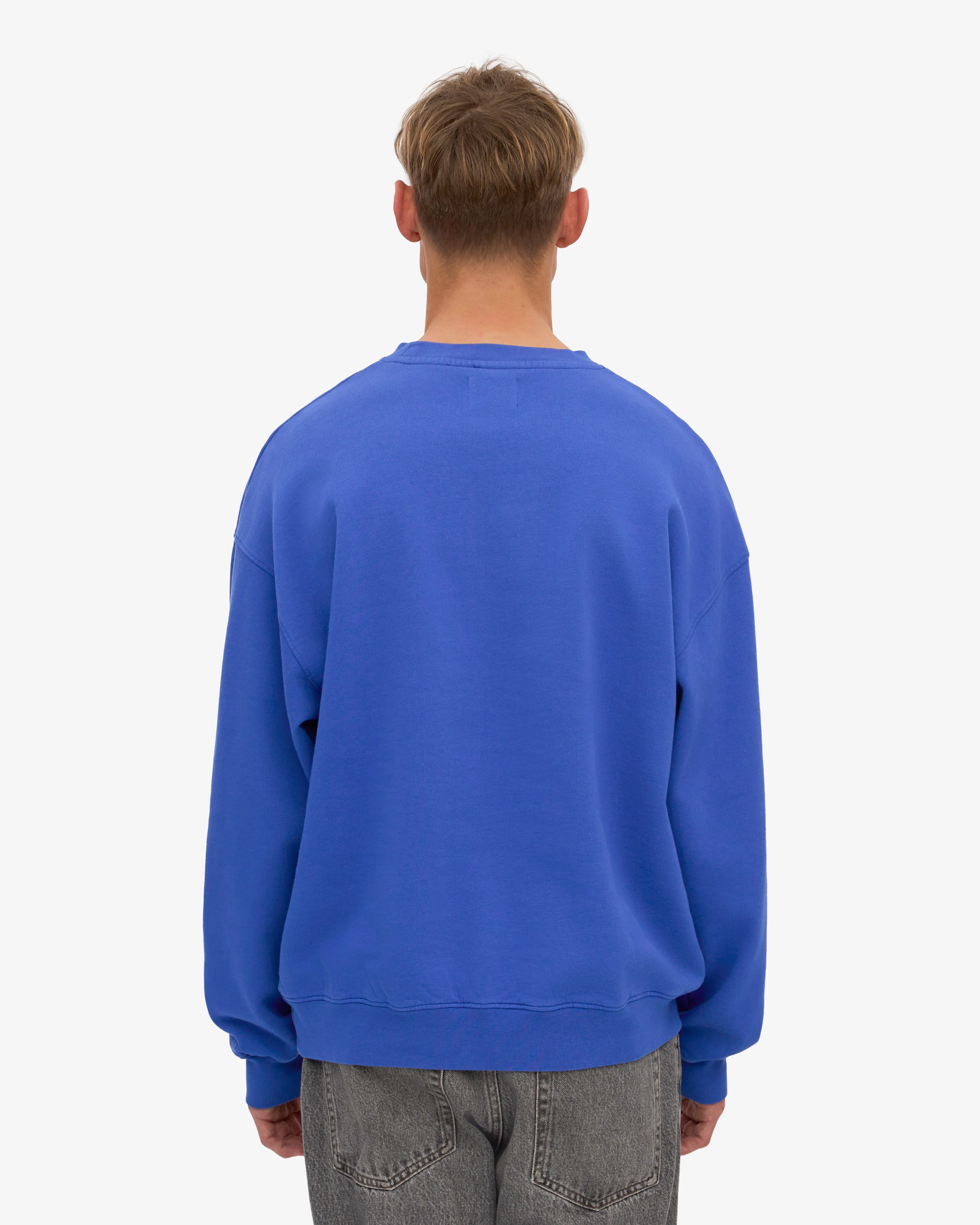 Organic Oversized Crew - Sapphire Blue sold by Colorful Standard product image thumbnail 4