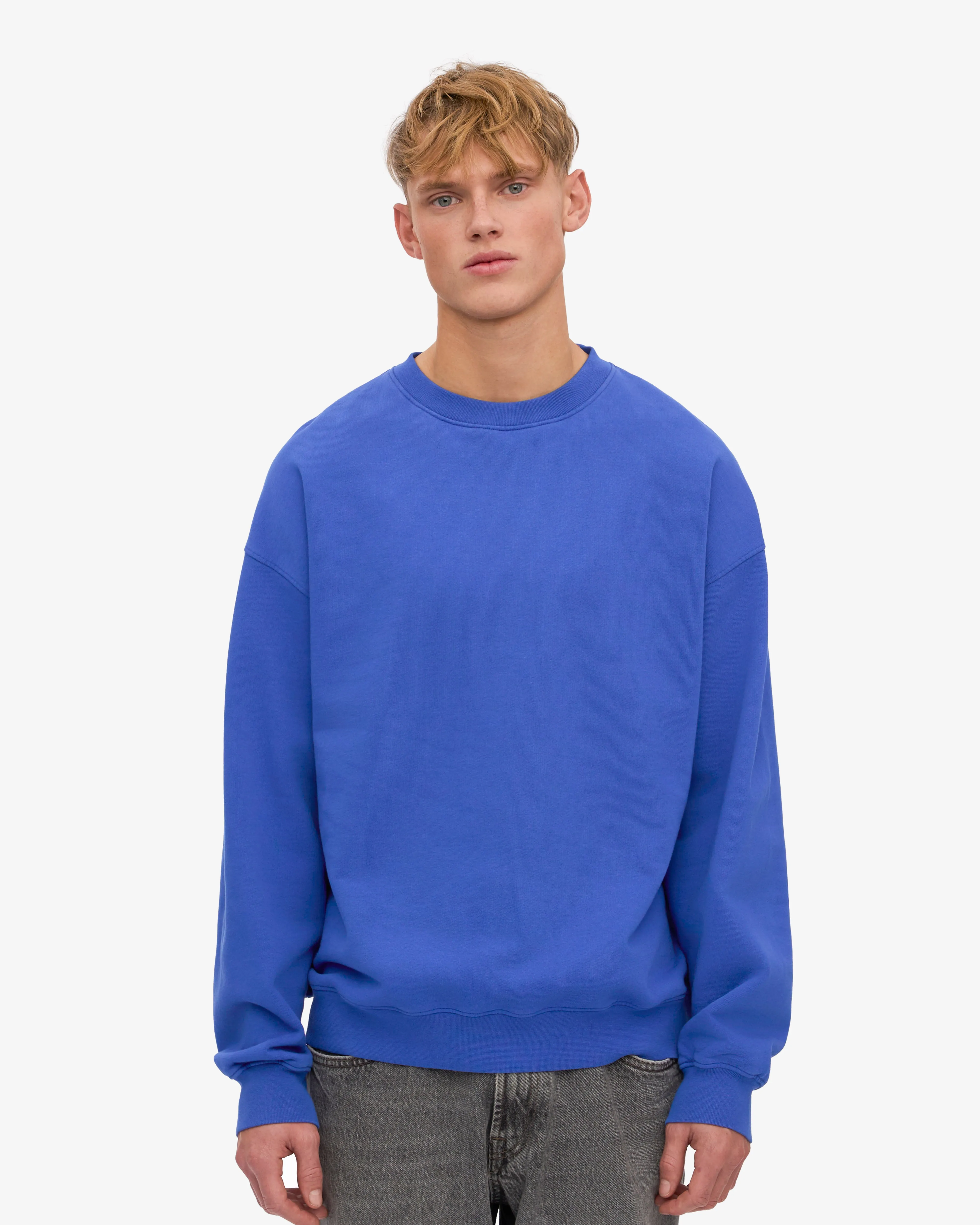 Organic Oversized Crew - Sapphire Blue sold by Colorful Standard product image thumbnail 2
