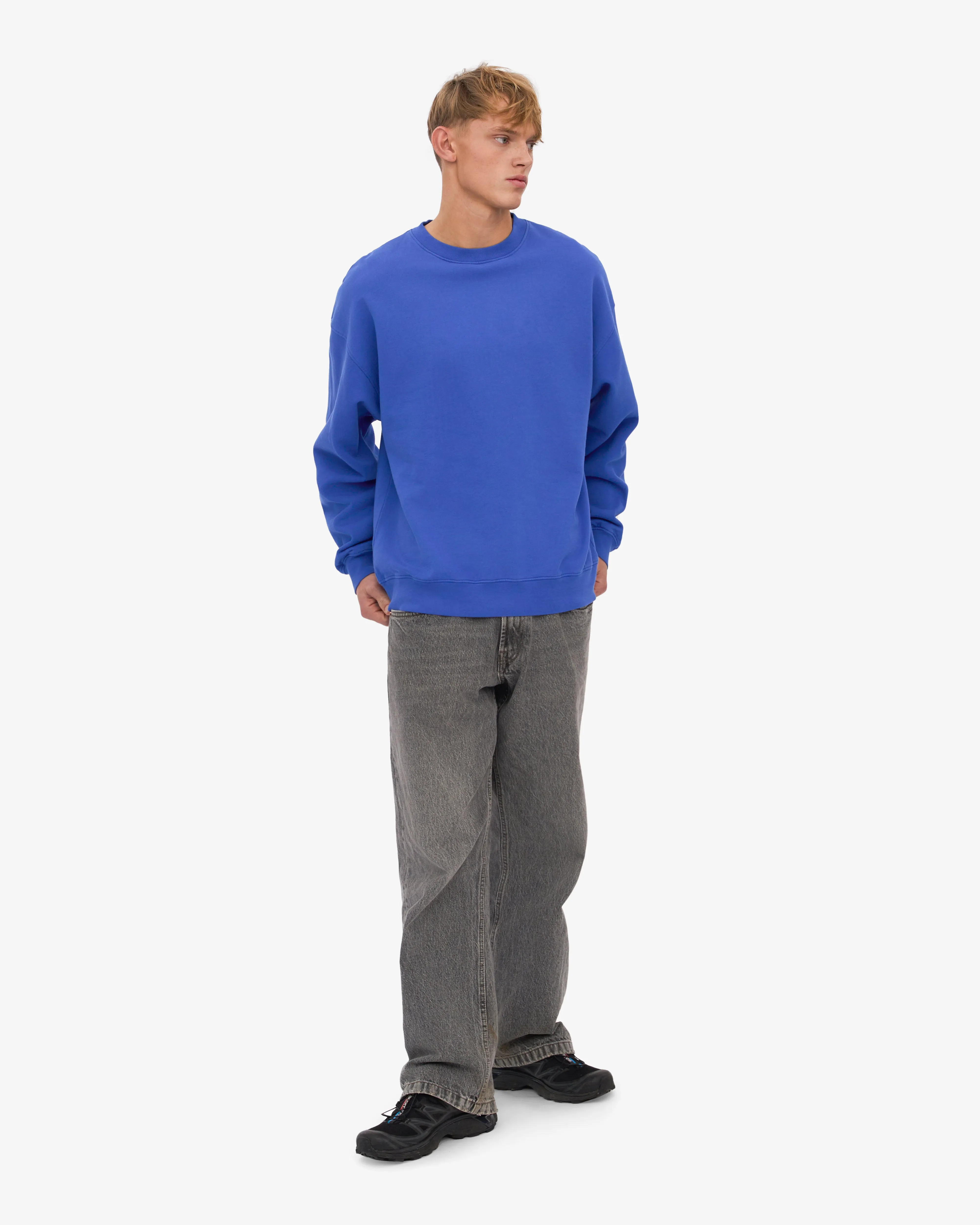 Organic Oversized Crew - Sapphire Blue sold by Colorful Standard product image thumbnail 5