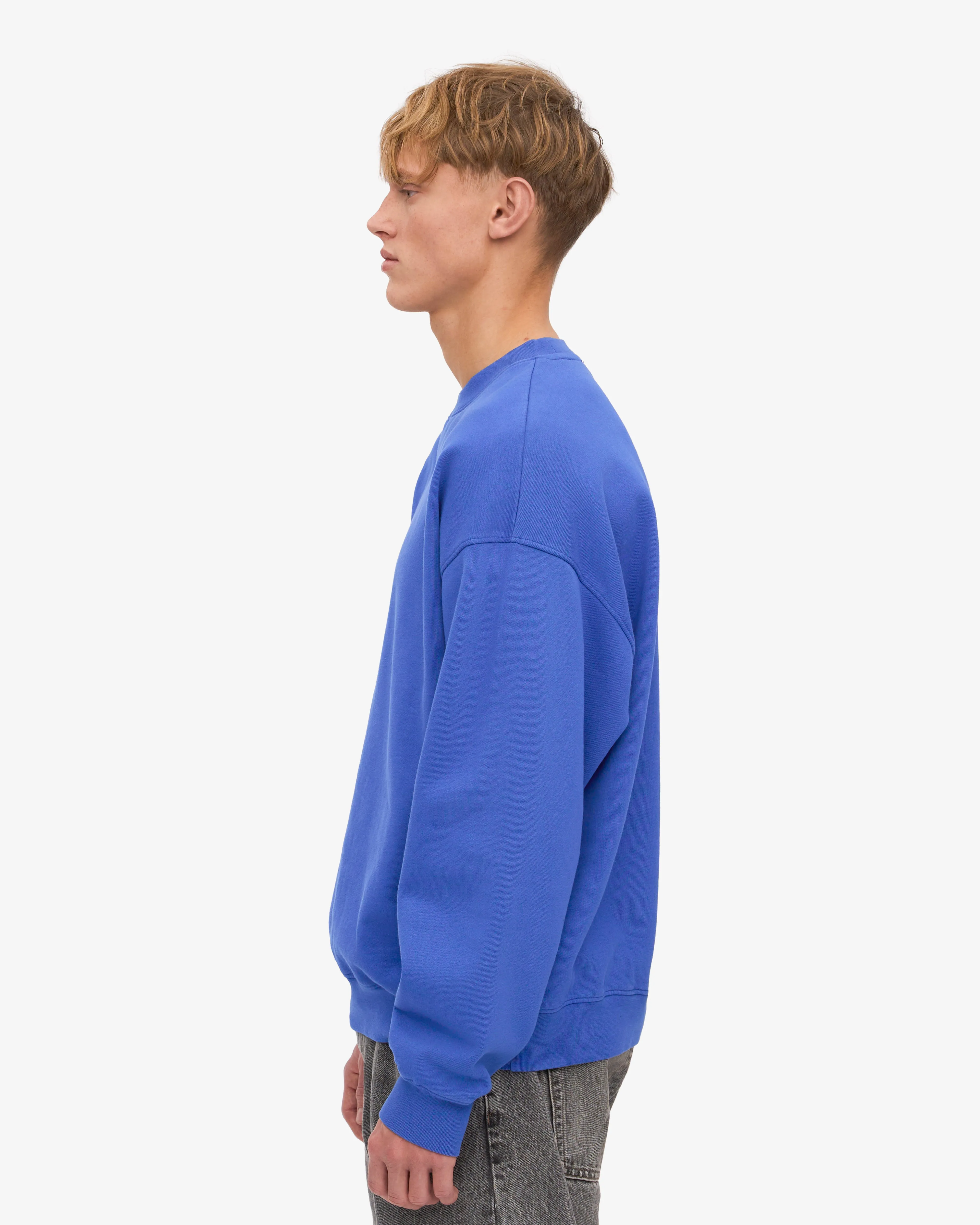 Organic Oversized Crew - Sapphire Blue sold by Colorful Standard product image thumbnail 3