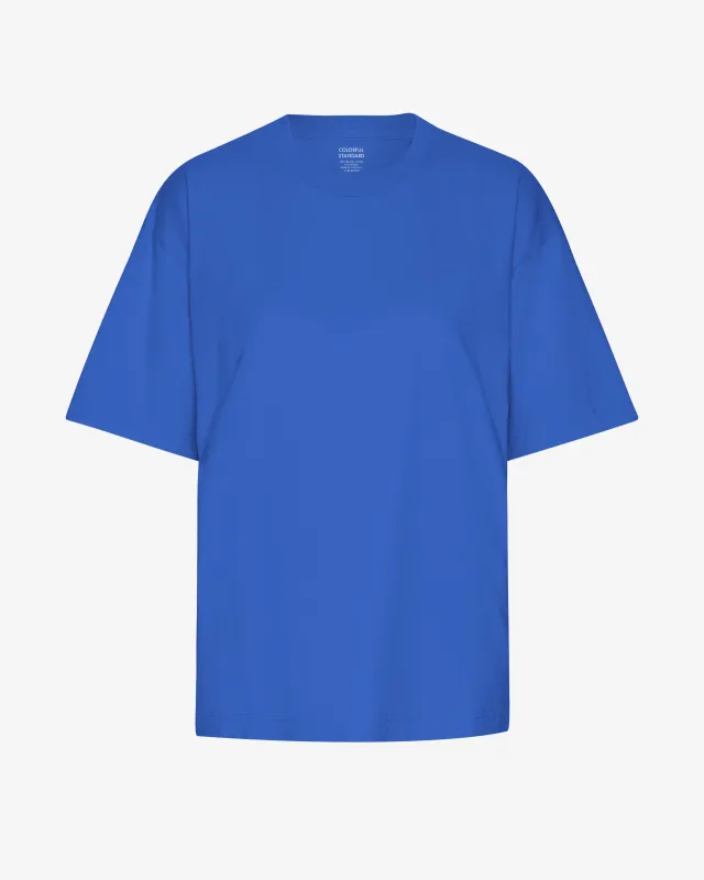 Oversized Organic T-Shirt - Sapphire Blue sold by Colorful Standard