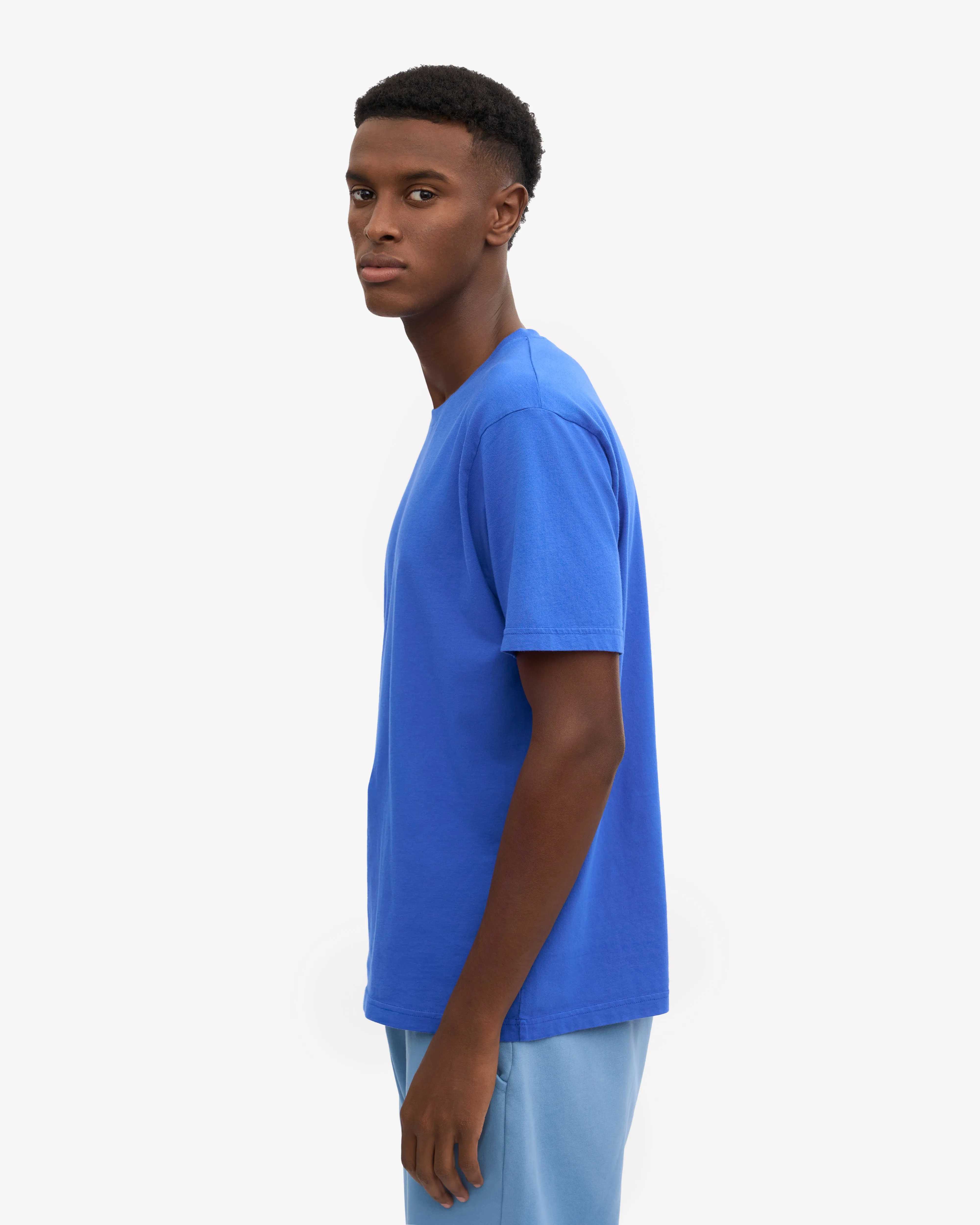 Oversized Organic T-Shirt - Sapphire Blue sold by Colorful Standard product image thumbnail 3