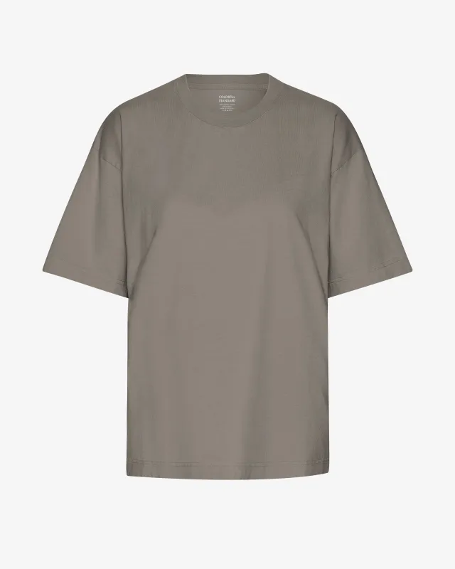 Oversized Organic T-Shirt - Misty Brown sold by Colorful Standard