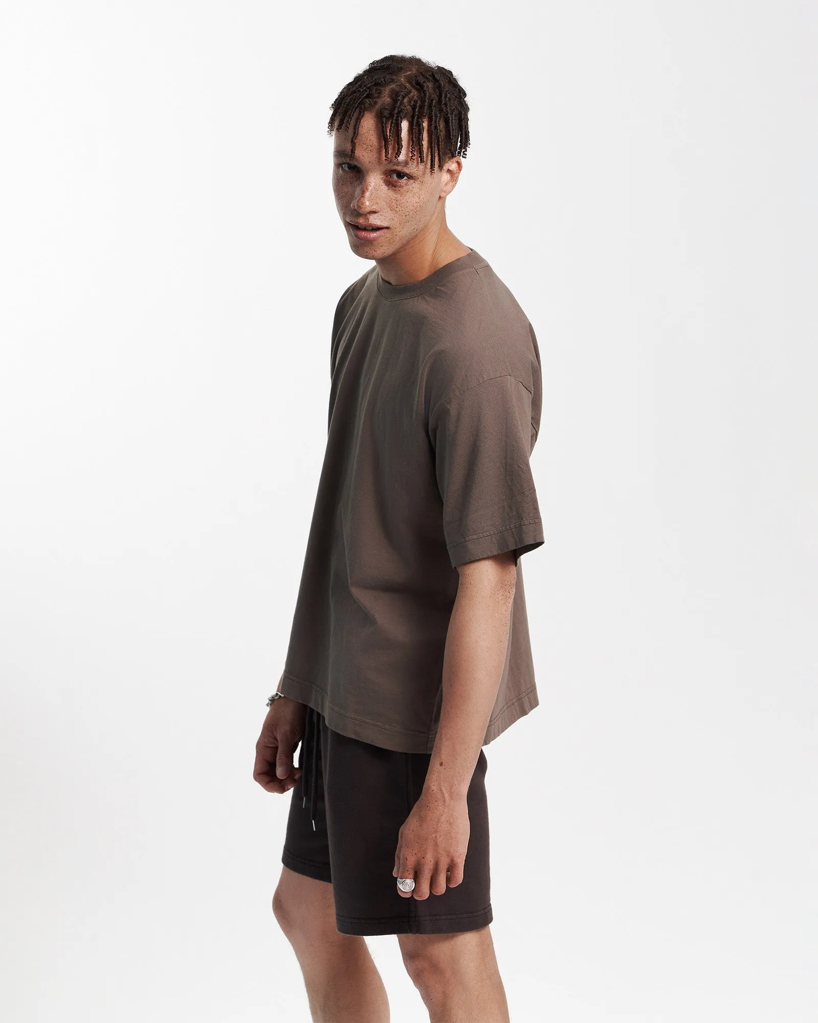 Oversized Organic T-Shirt - Misty Brown sold by Colorful Standard product image thumbnail 3