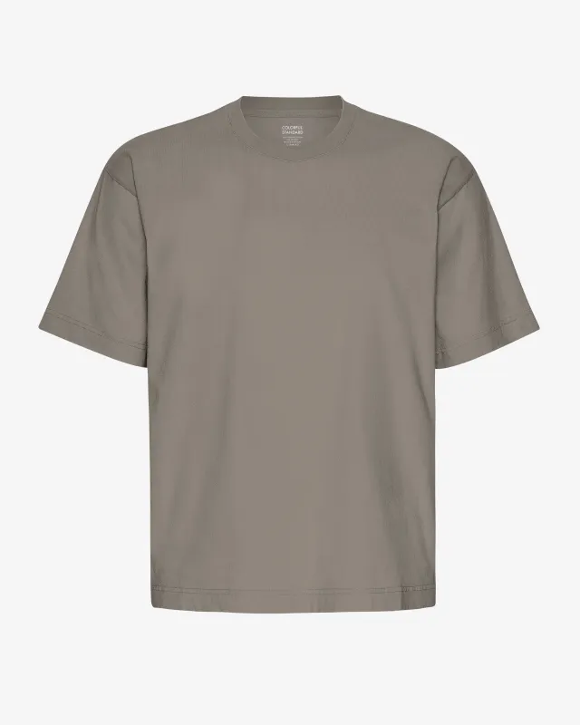 Oversized Organic T-Shirt - Misty Brown sold by Colorful Standard