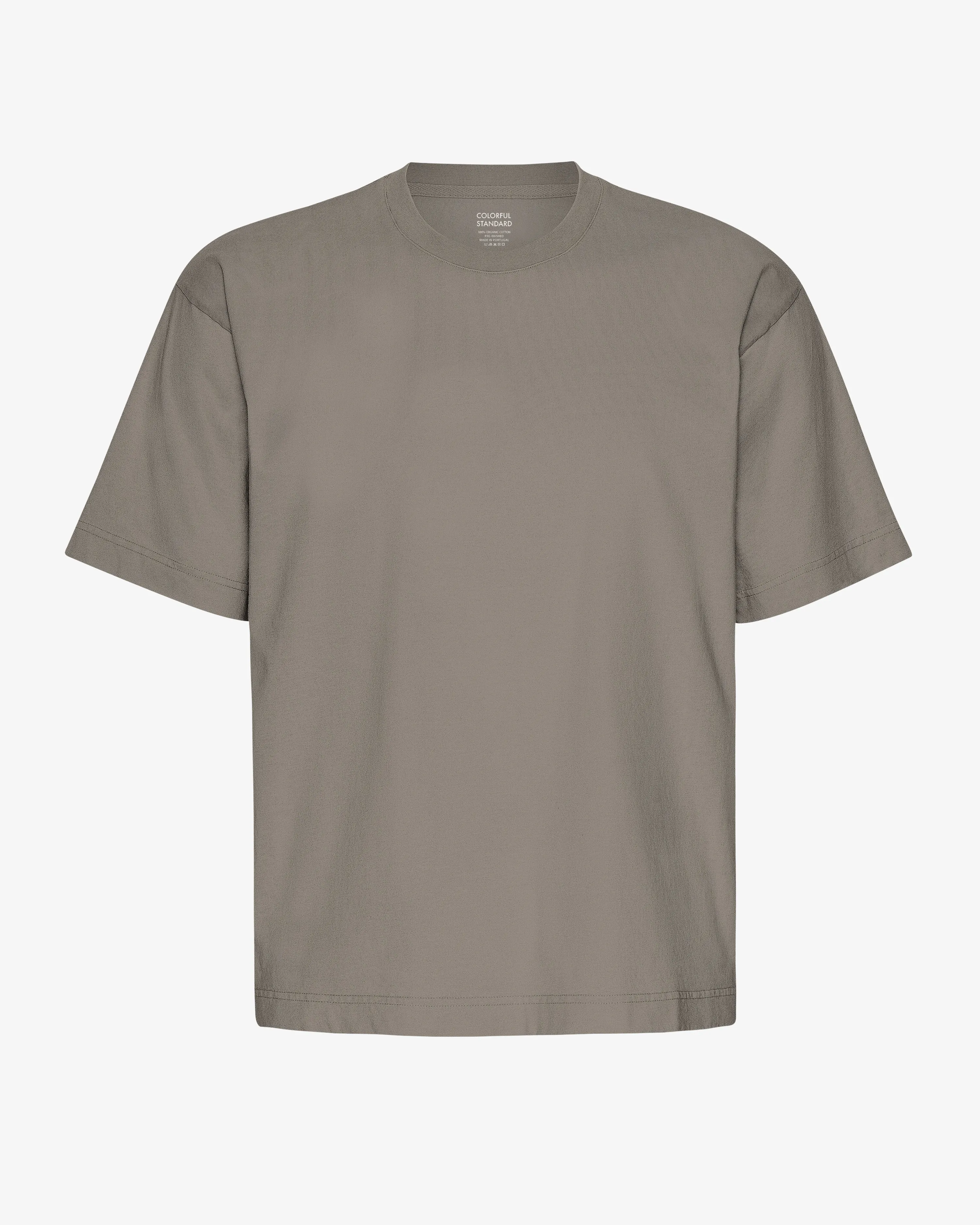 Oversized Organic T-Shirt - Misty Brown sold by Colorful Standard