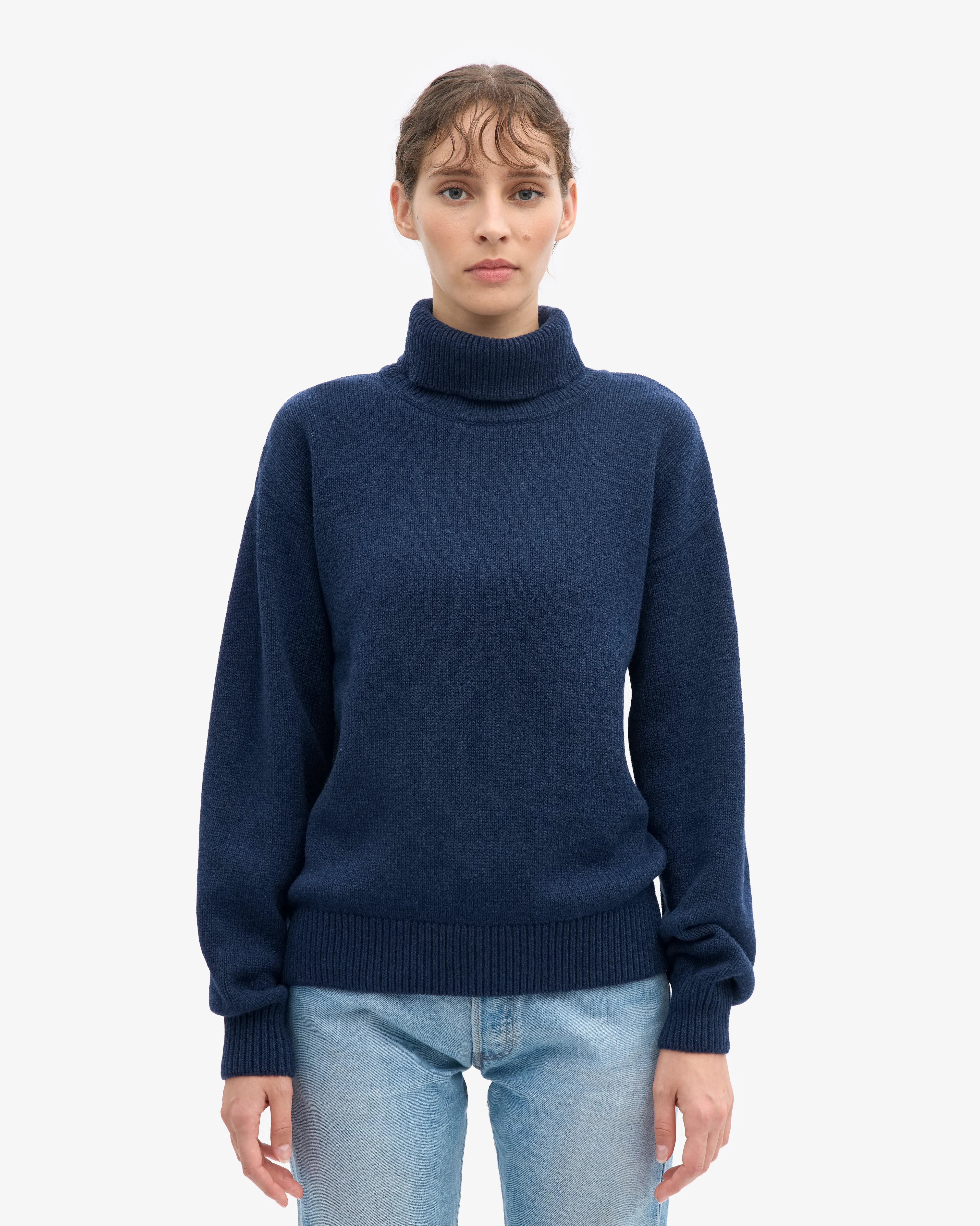 Merino Wool Turtleneck - Marine Blue sold by Colorful Standard product image thumbnail 2