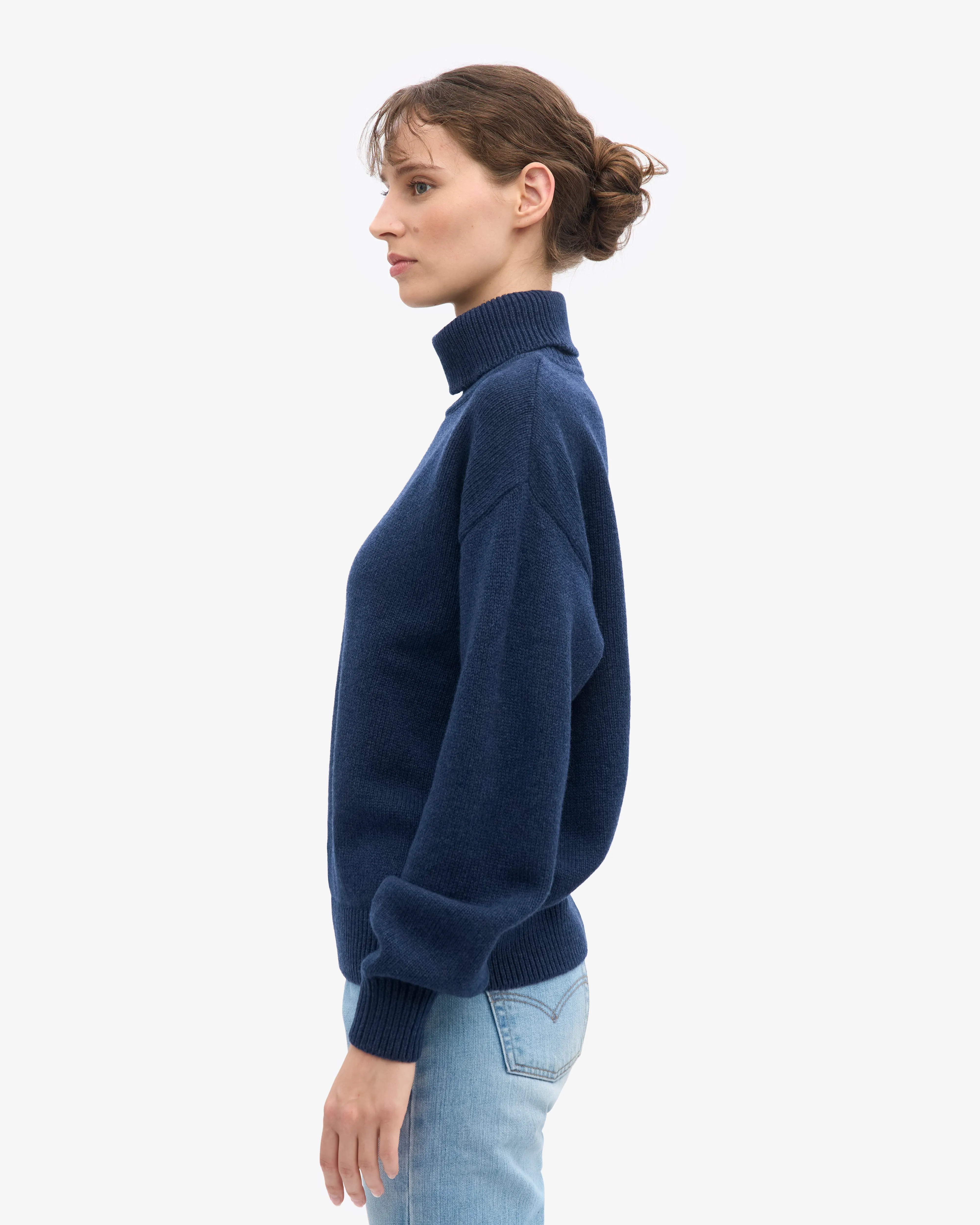 Merino Wool Turtleneck - Marine Blue sold by Colorful Standard product image thumbnail 3