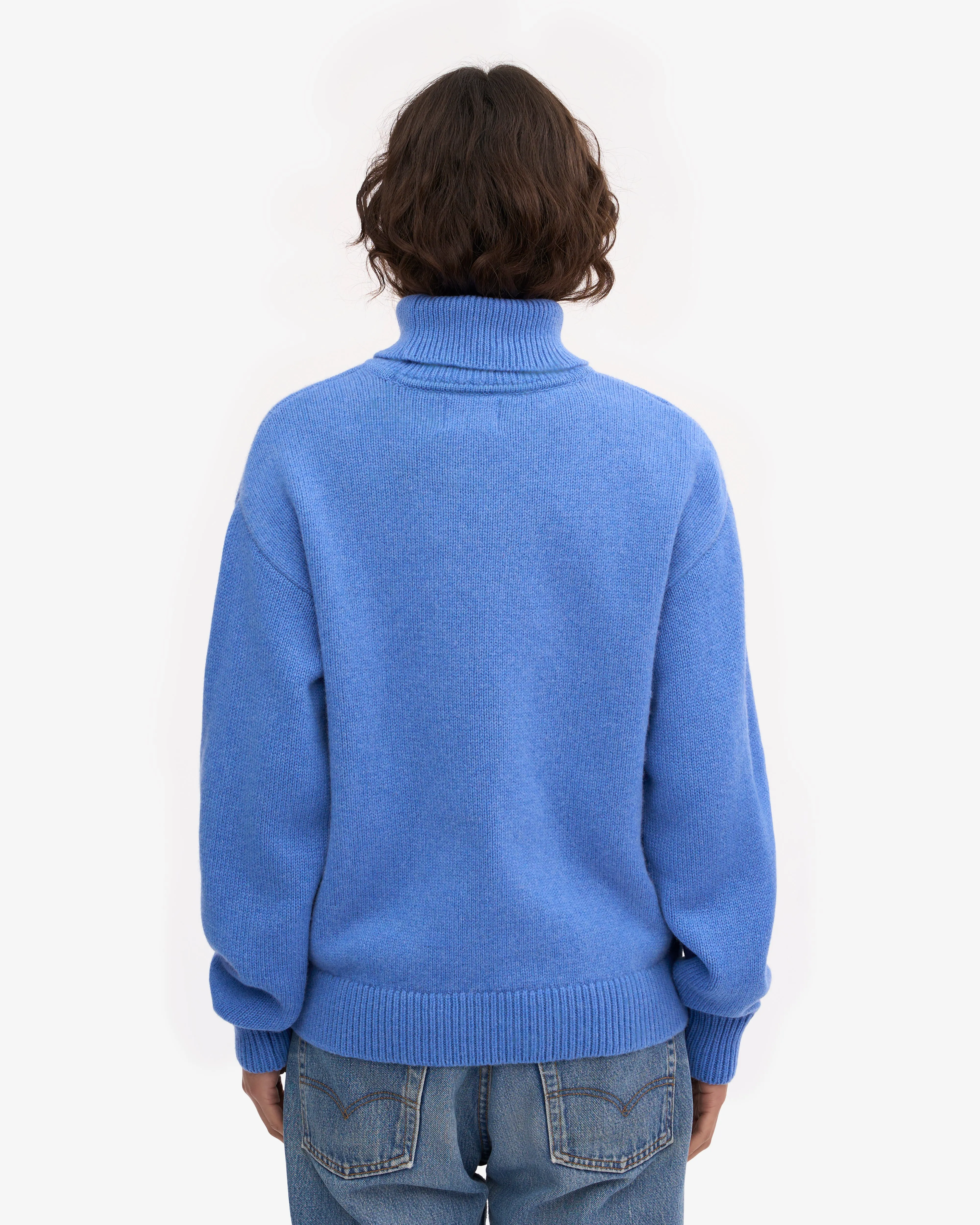 Merino Wool Turtleneck - Pacific Blue sold by Colorful Standard product image thumbnail 4