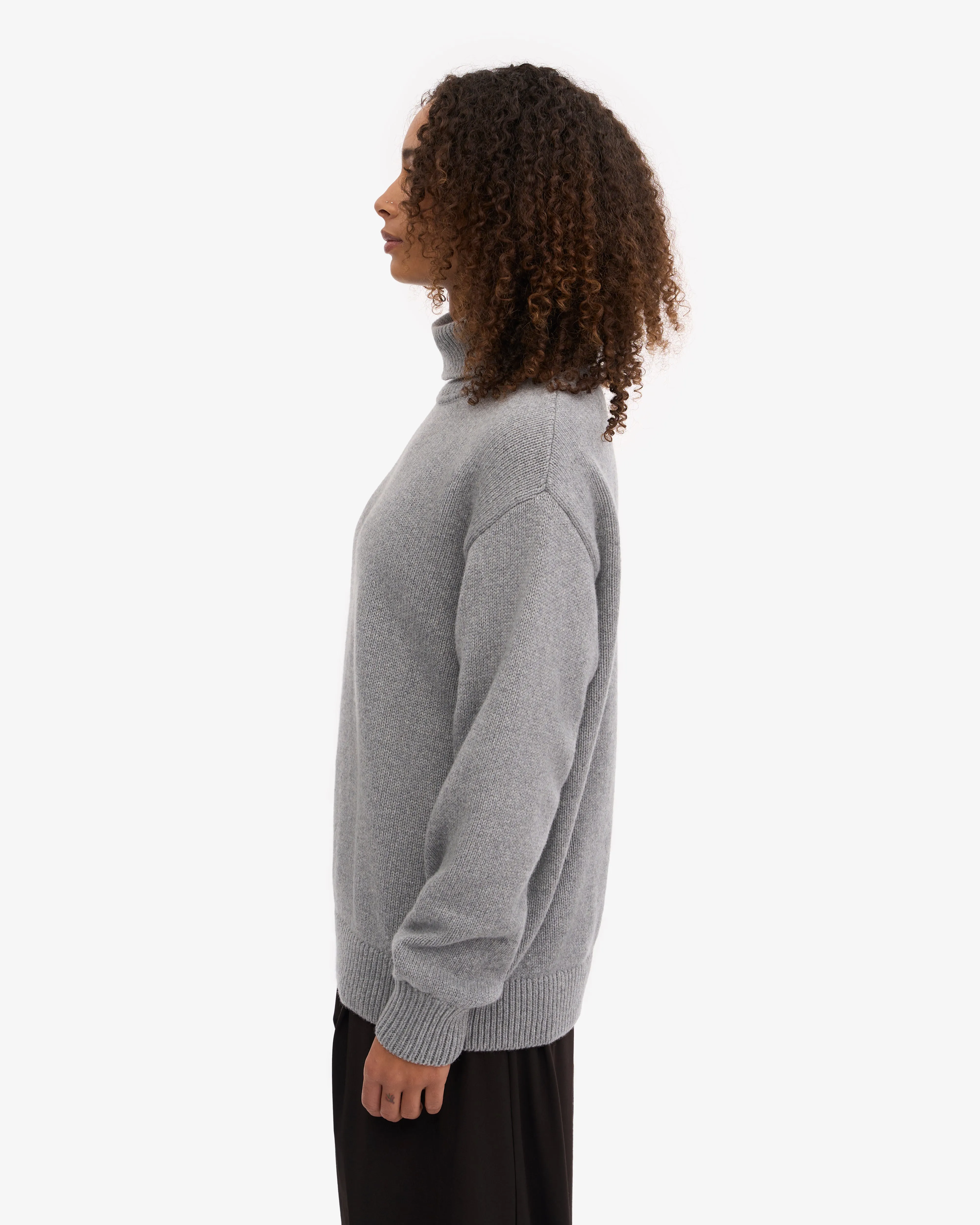 Merino Wool Turtleneck - Heather Grey sold by Colorful Standard product image thumbnail 3