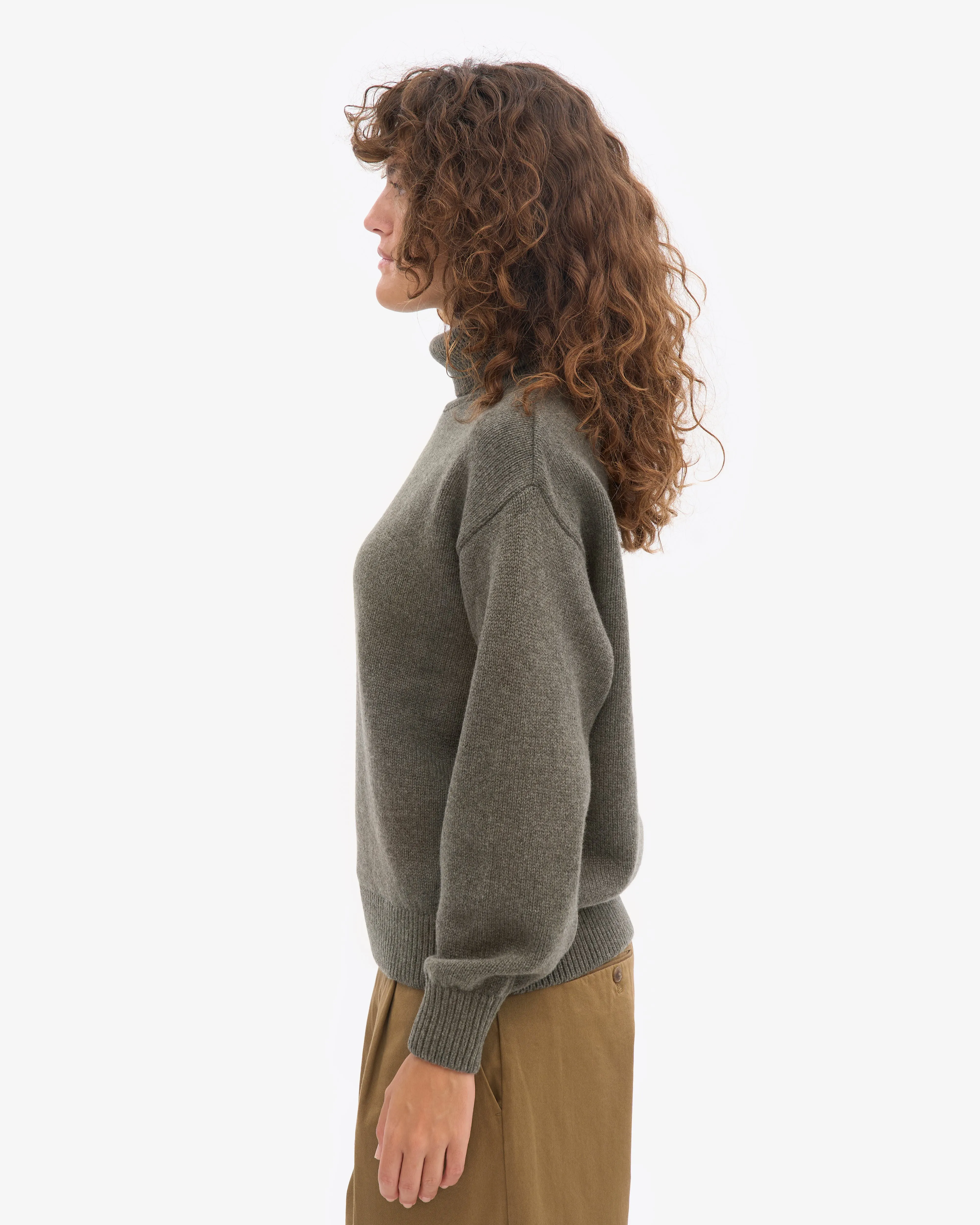 Merino Wool Turtleneck - Dusty Olive sold by Colorful Standard product image thumbnail 3
