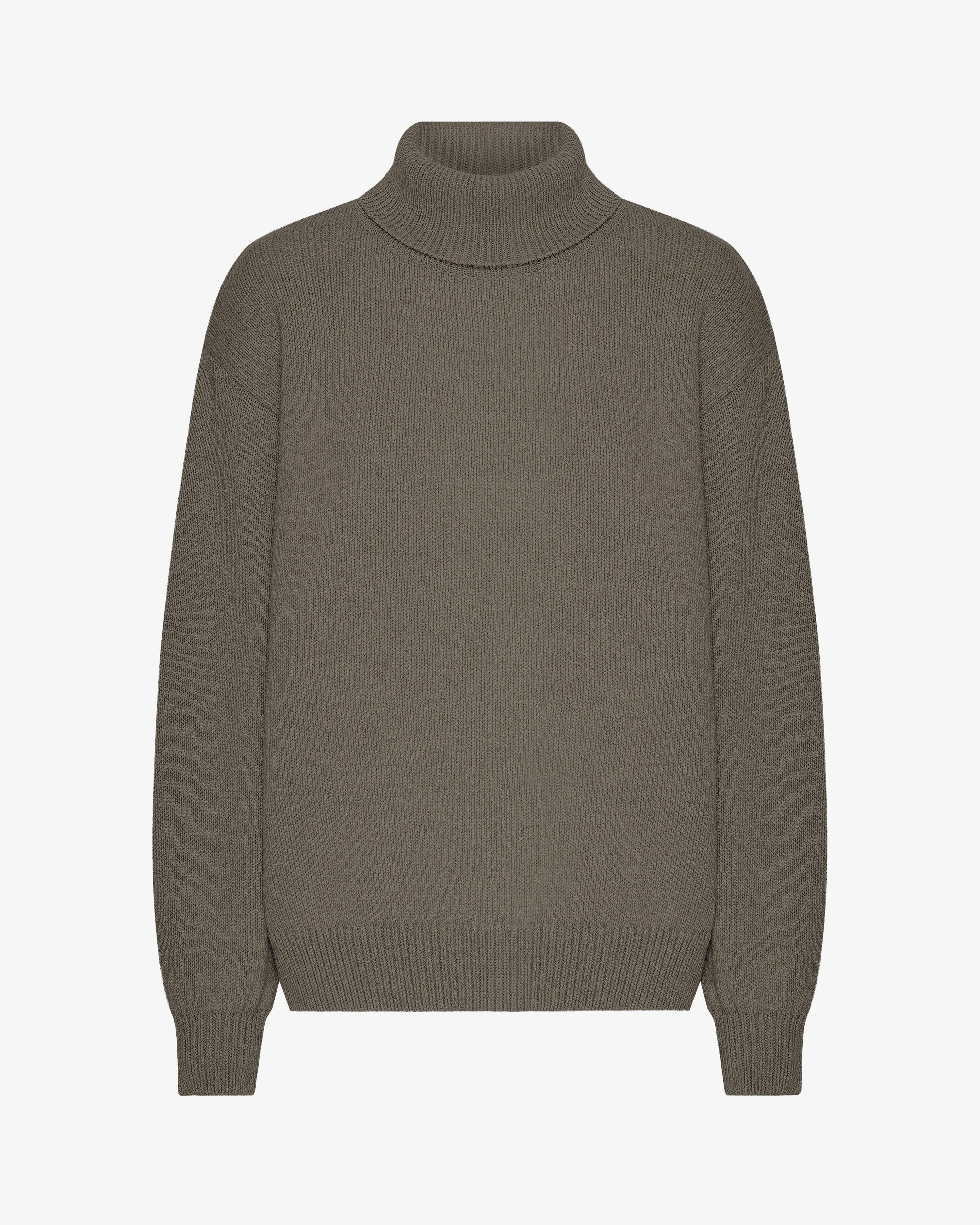Merino Wool Turtleneck - Dusty Olive sold by Colorful Standard