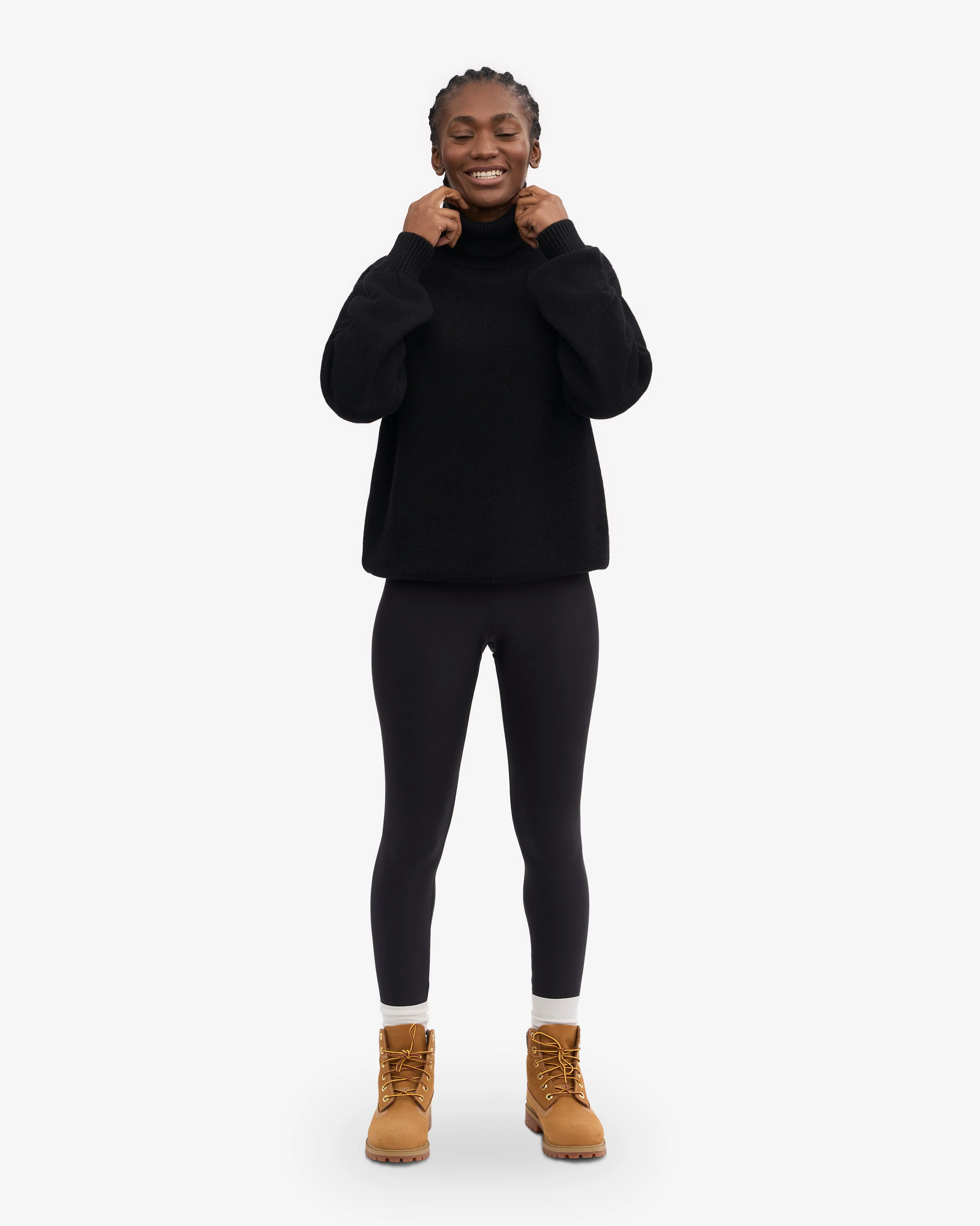 Merino Wool Turtleneck - Deep Black sold by Colorful Standard product image thumbnail 5