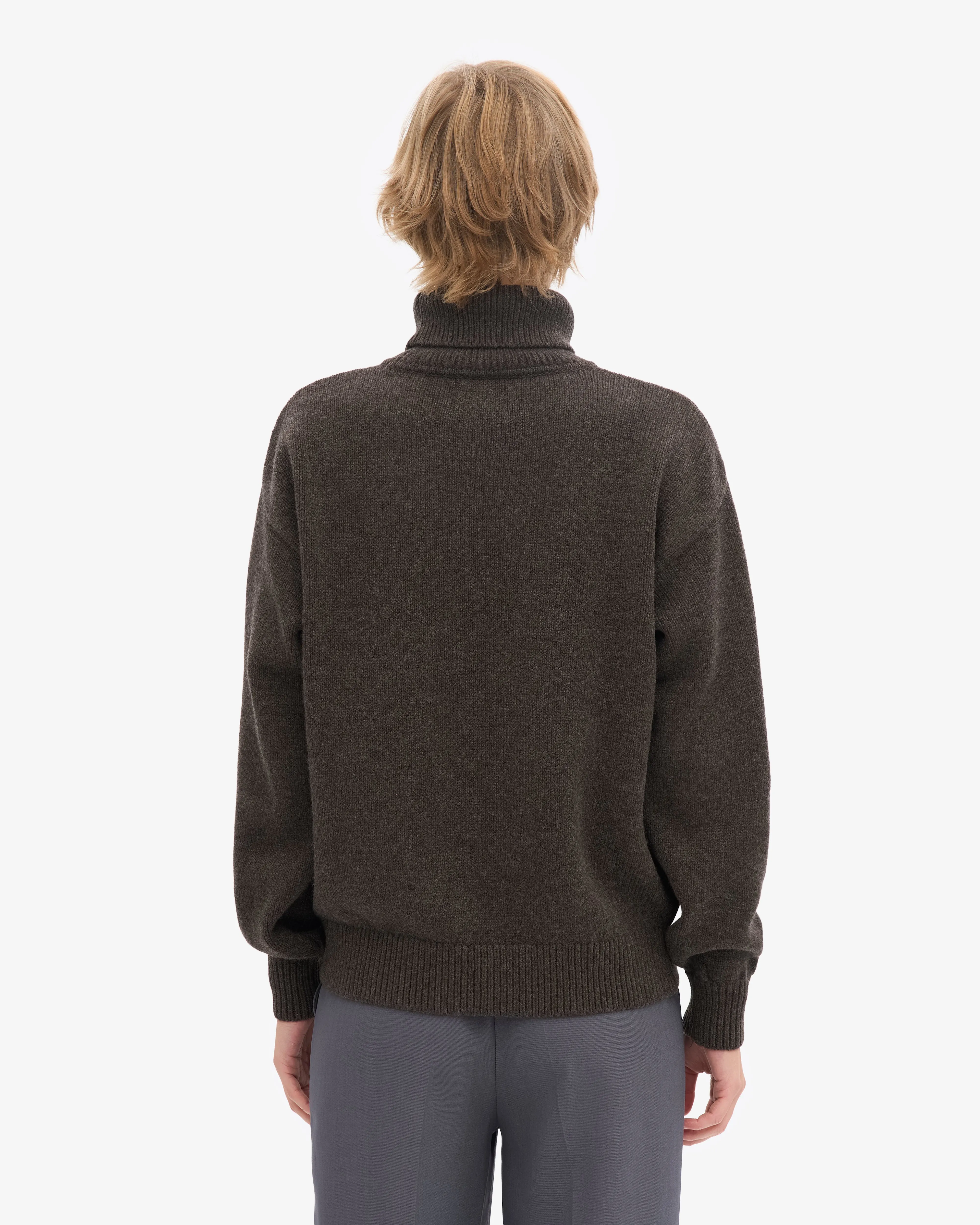 Merino Wool Turtleneck - Coffee Brown sold by Colorful Standard product image thumbnail 4