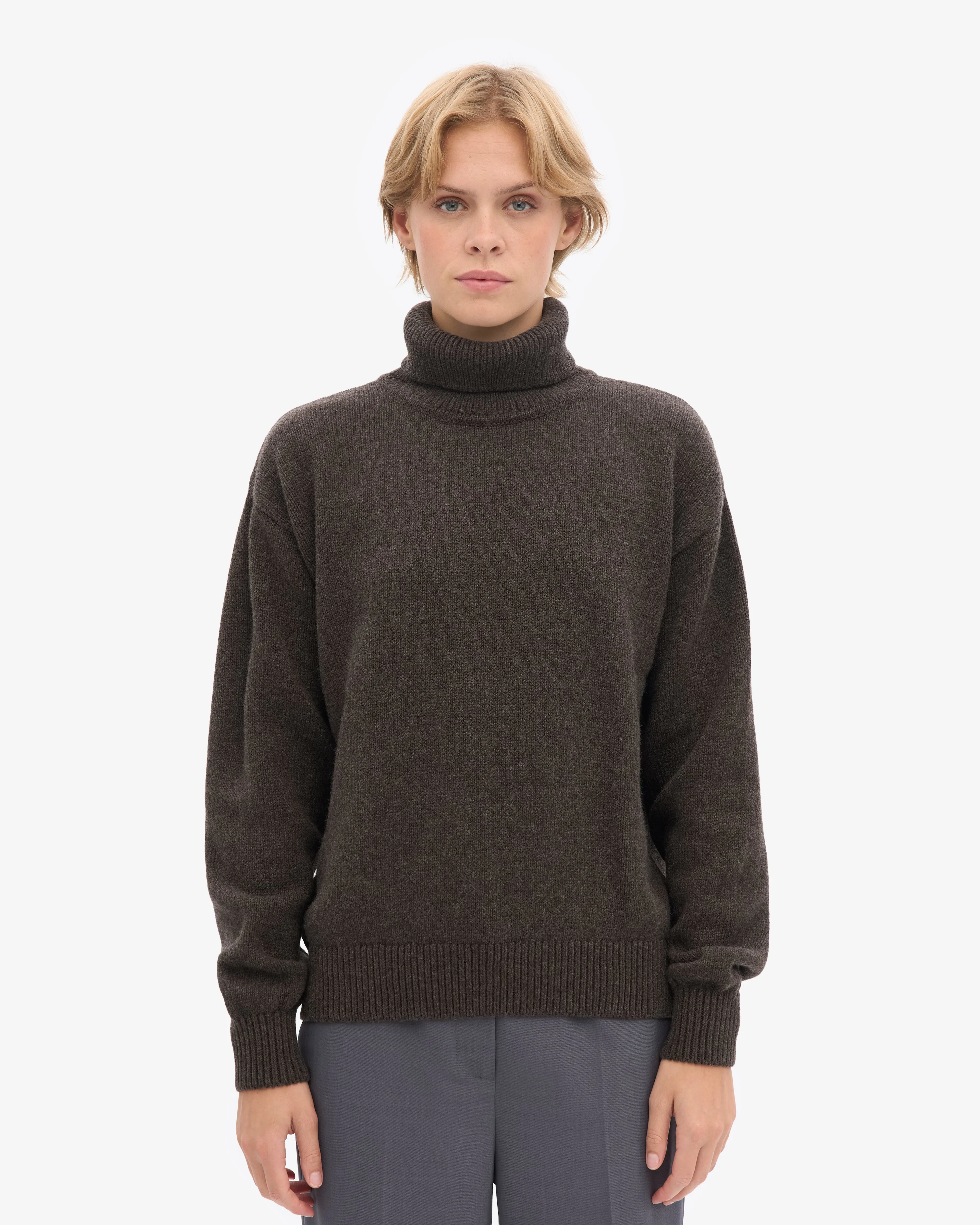 Merino Wool Turtleneck - Coffee Brown sold by Colorful Standard product image thumbnail 2