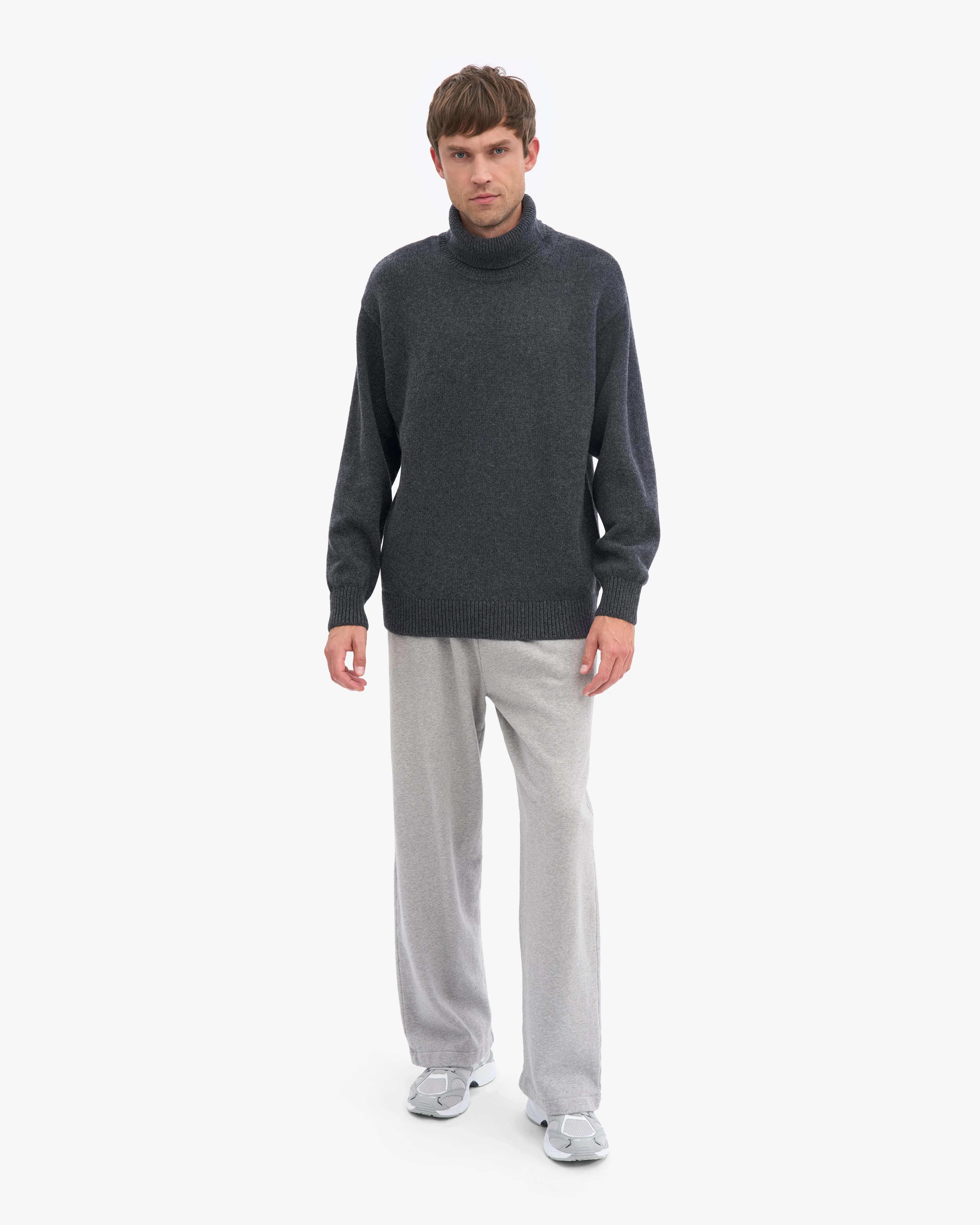 Merino Wool Turtleneck - Lava Grey sold by Colorful Standard product image thumbnail 5