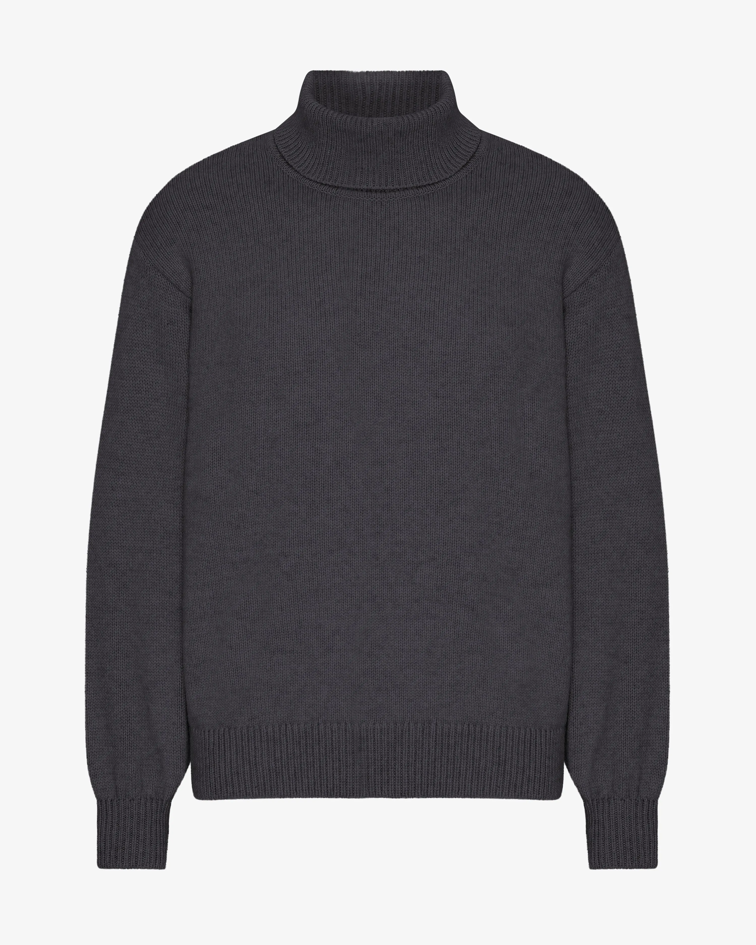 Merino Wool Turtleneck - Lava Grey sold by Colorful Standard