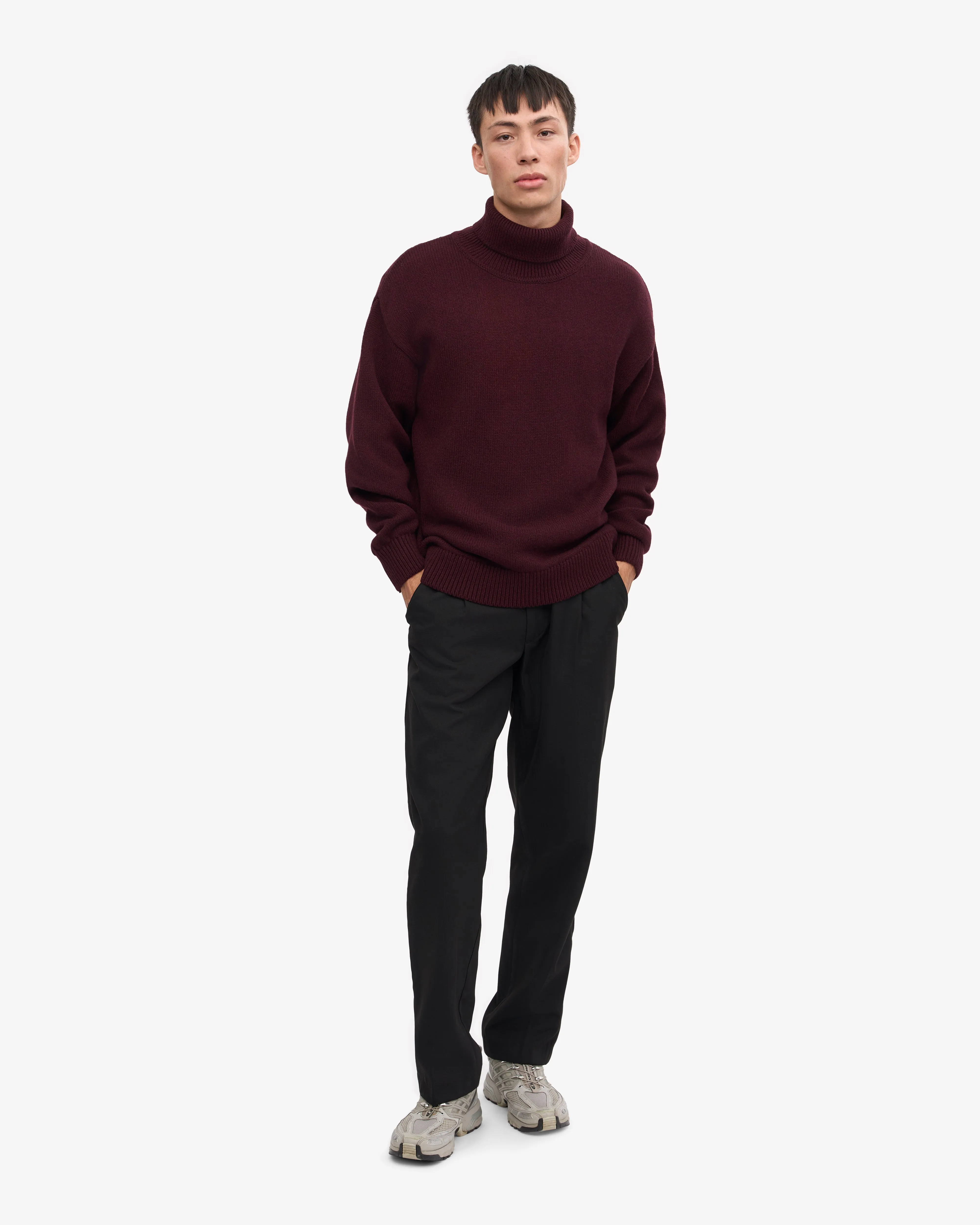 Merino Wool Turtleneck - Oxblood Red sold by Colorful Standard product image thumbnail 5