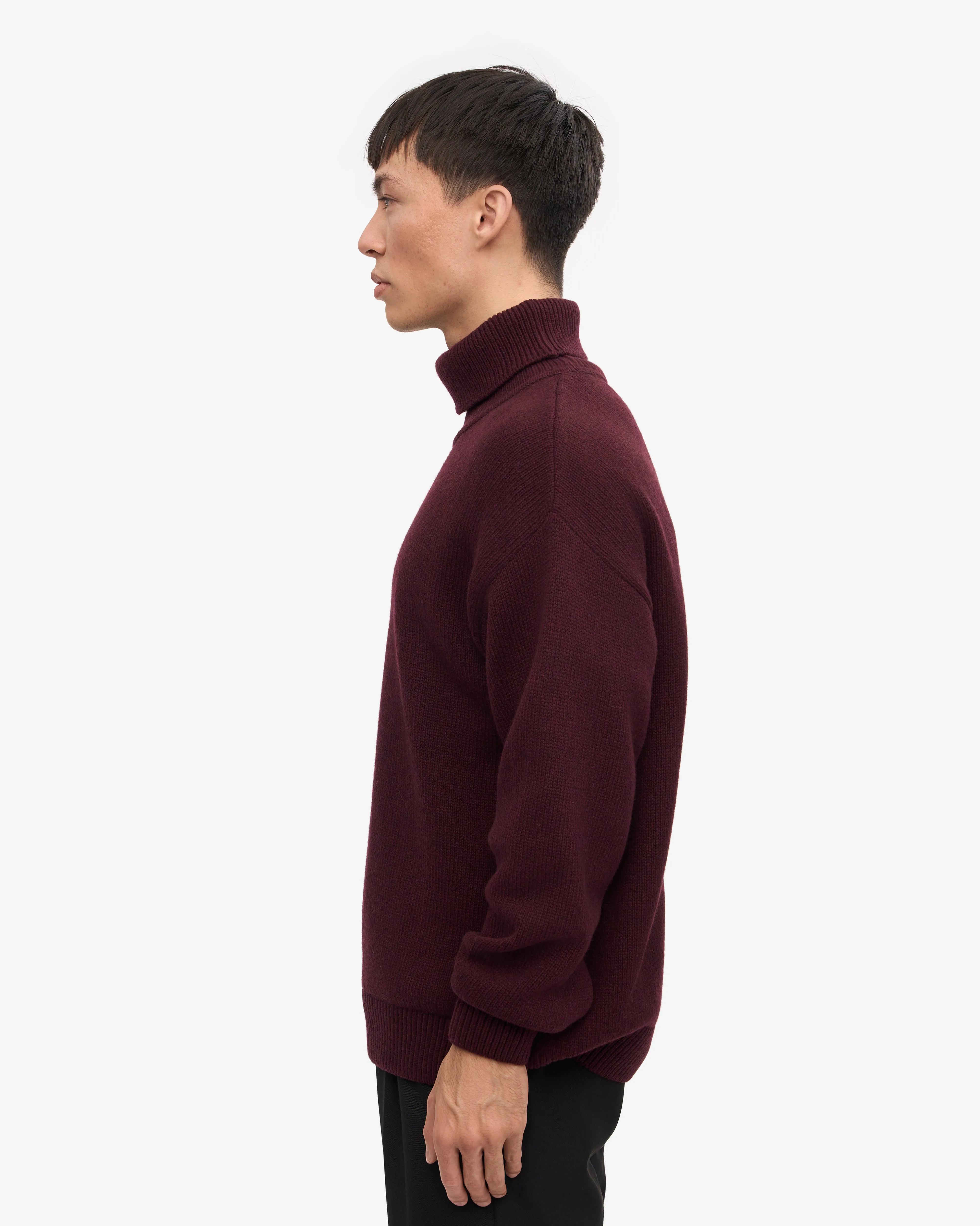 Merino Wool Turtleneck - Oxblood Red sold by Colorful Standard product image thumbnail 3