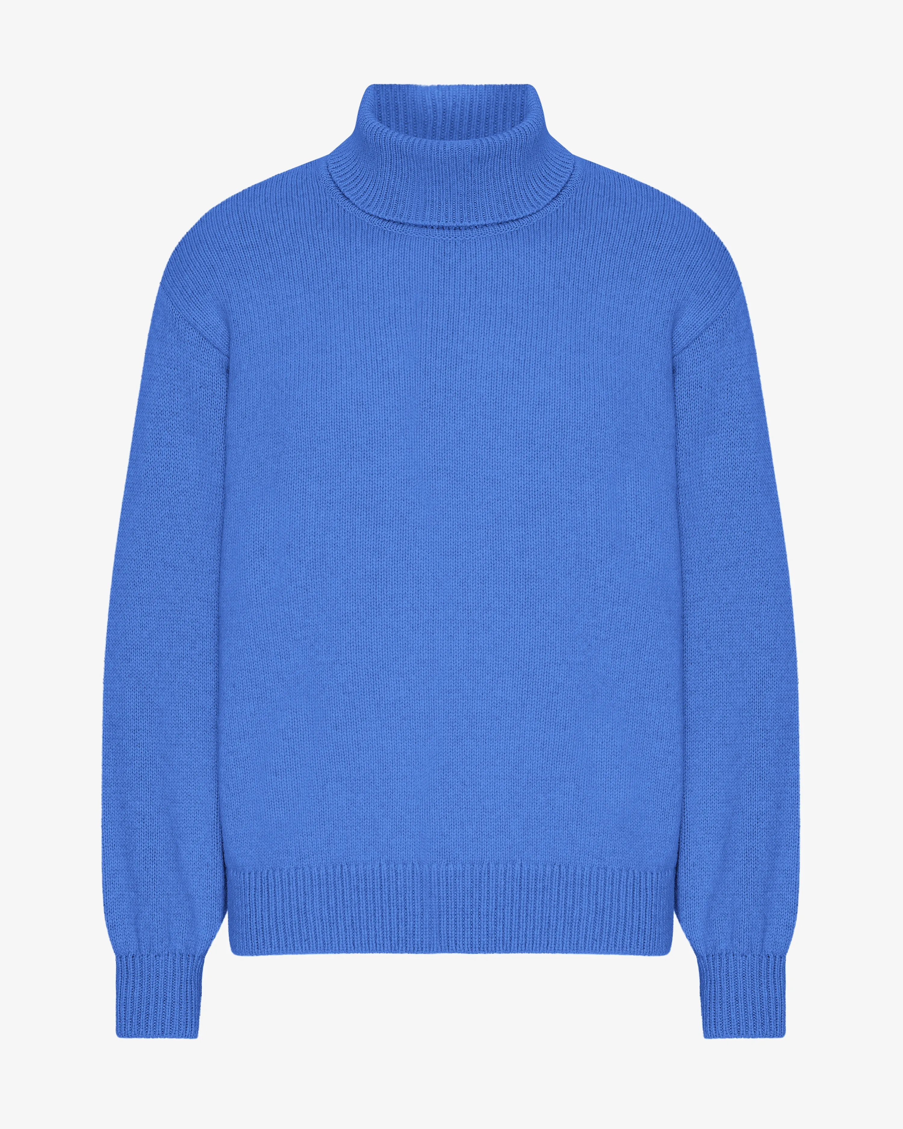 Merino Wool Turtleneck - Pacific Blue sold by Colorful Standard