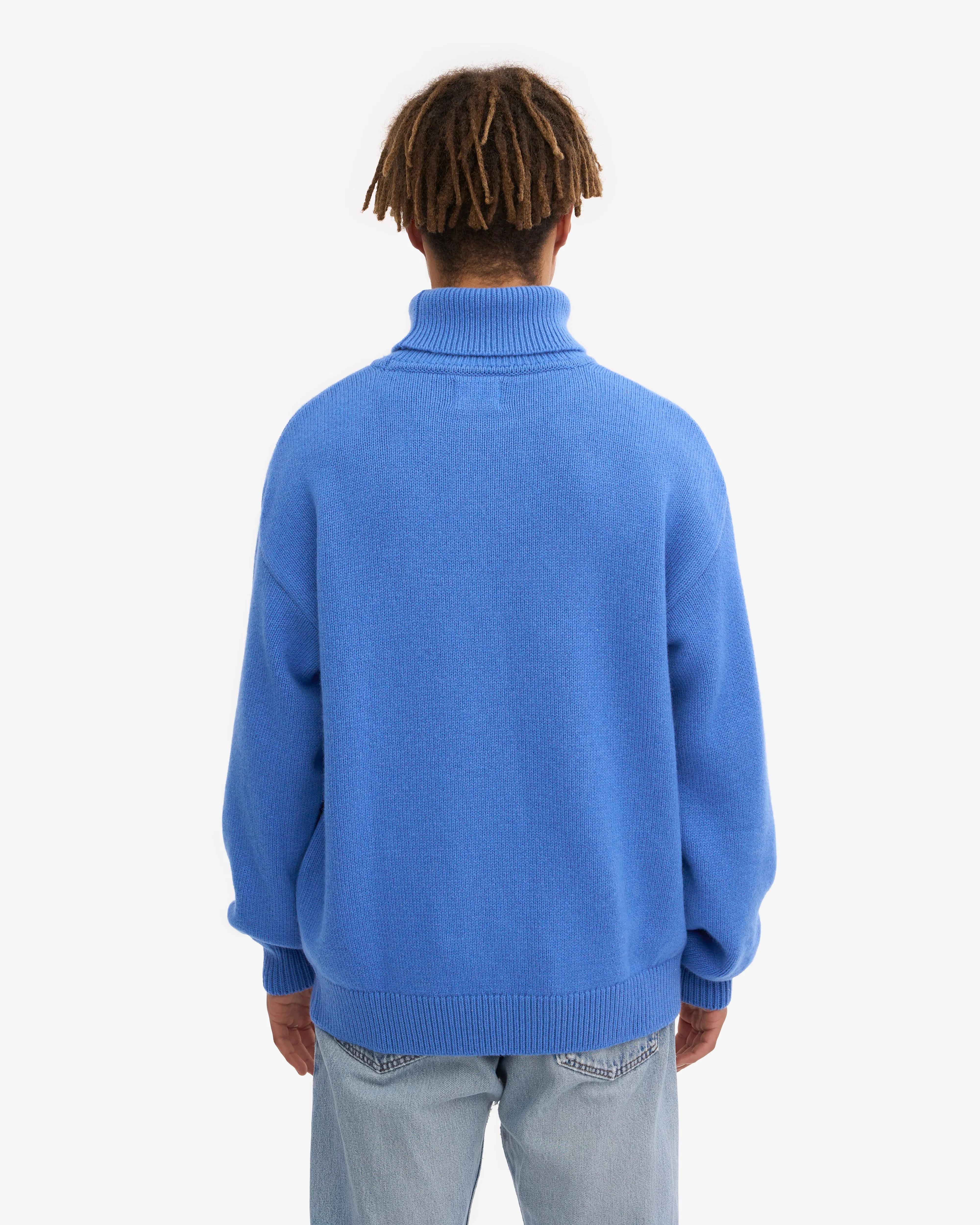 Merino Wool Turtleneck - Pacific Blue sold by Colorful Standard product image thumbnail 4