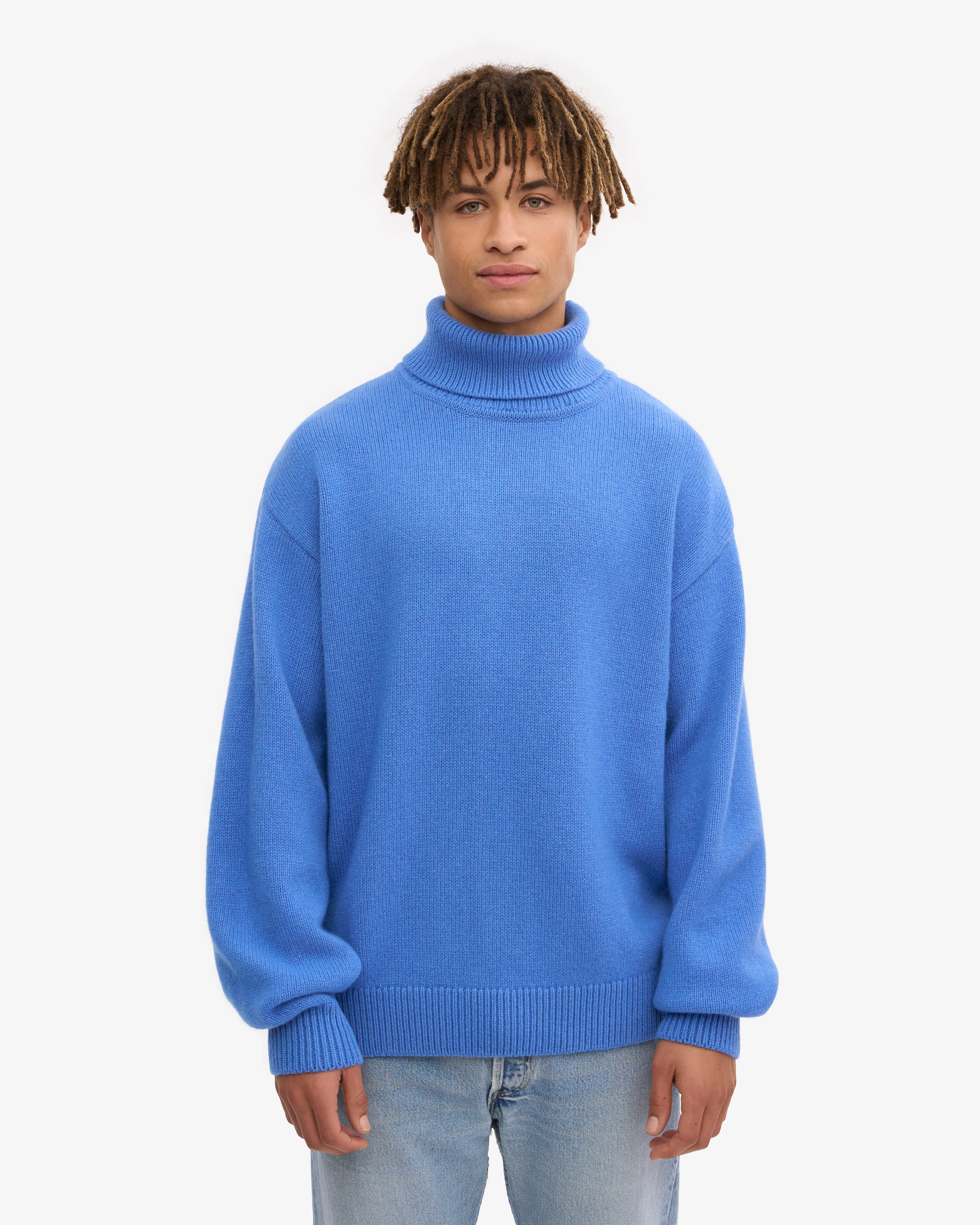 Merino Wool Turtleneck - Pacific Blue sold by Colorful Standard product image thumbnail 2
