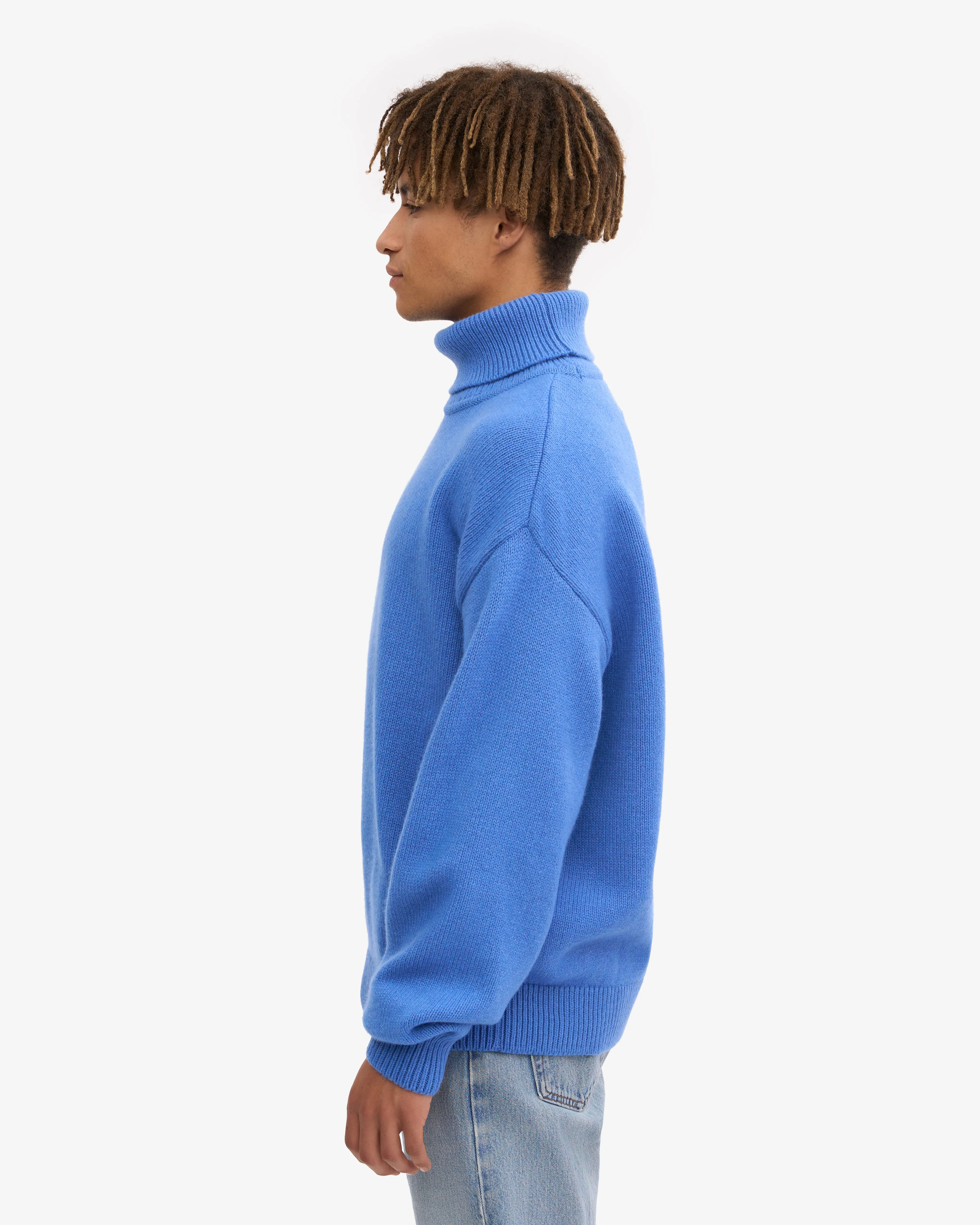 Merino Wool Turtleneck - Pacific Blue sold by Colorful Standard product image thumbnail 3