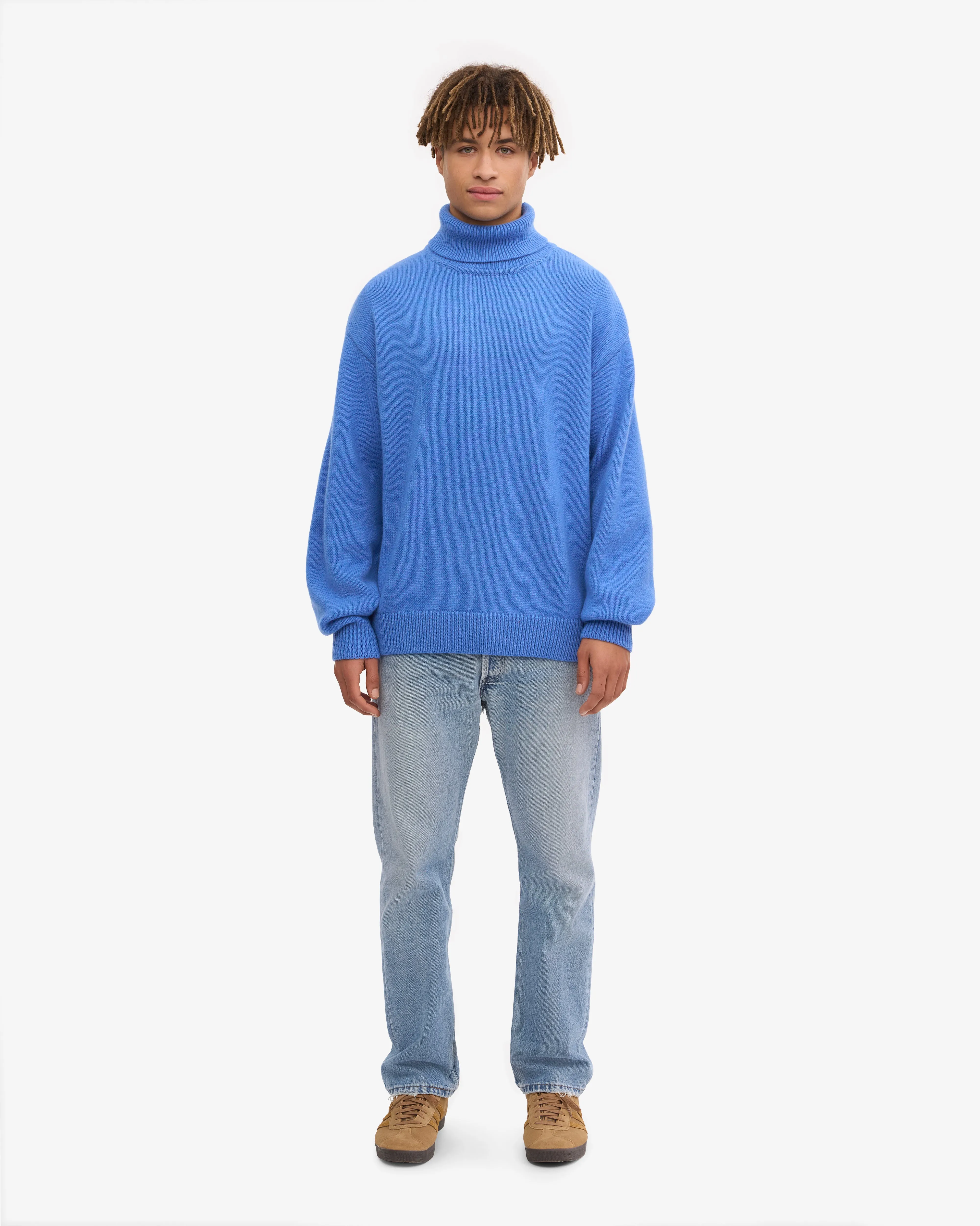 Merino Wool Turtleneck - Pacific Blue sold by Colorful Standard product image thumbnail 5