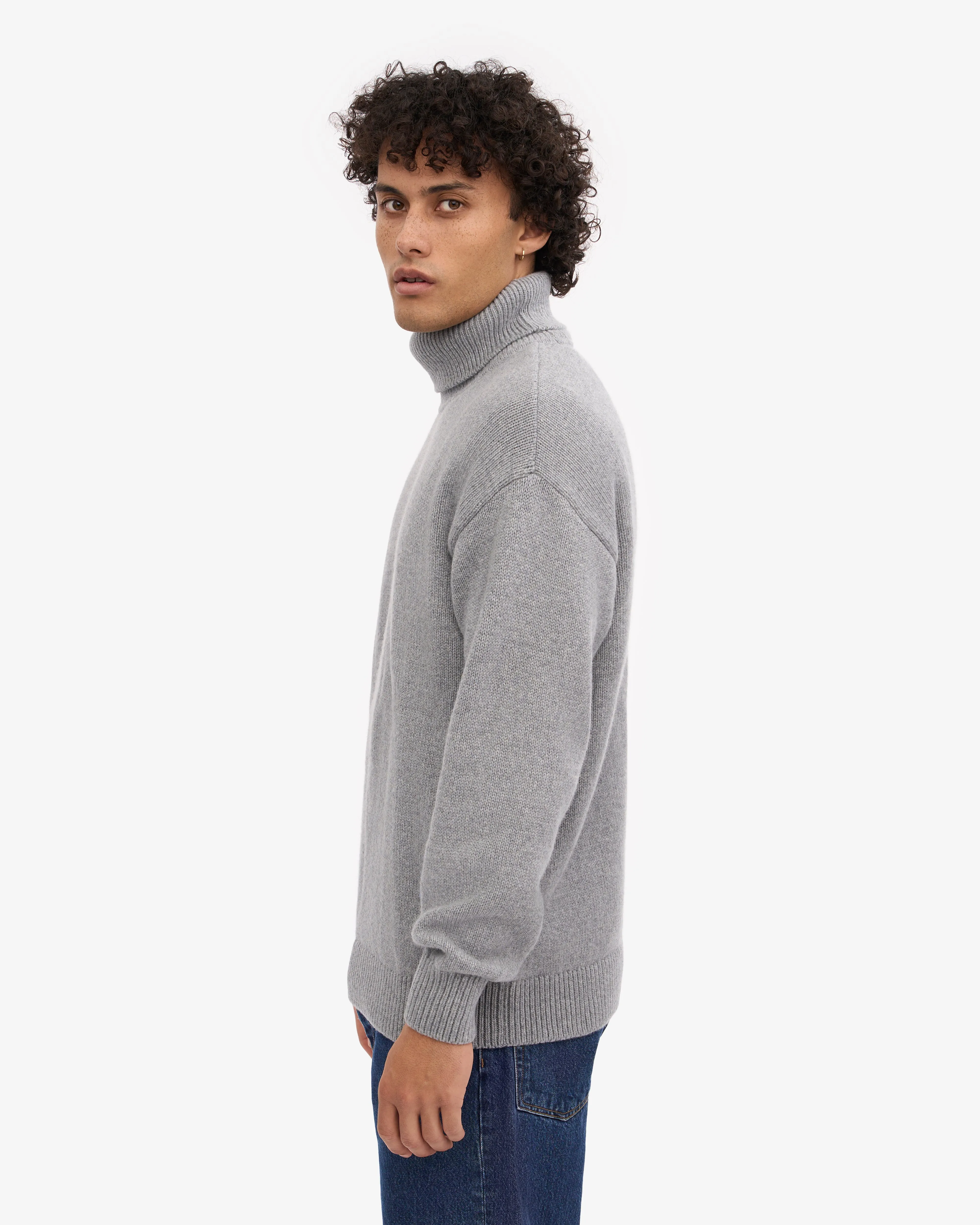 Merino Wool Turtleneck - Warm Taupe sold by Colorful Standard product image thumbnail 3