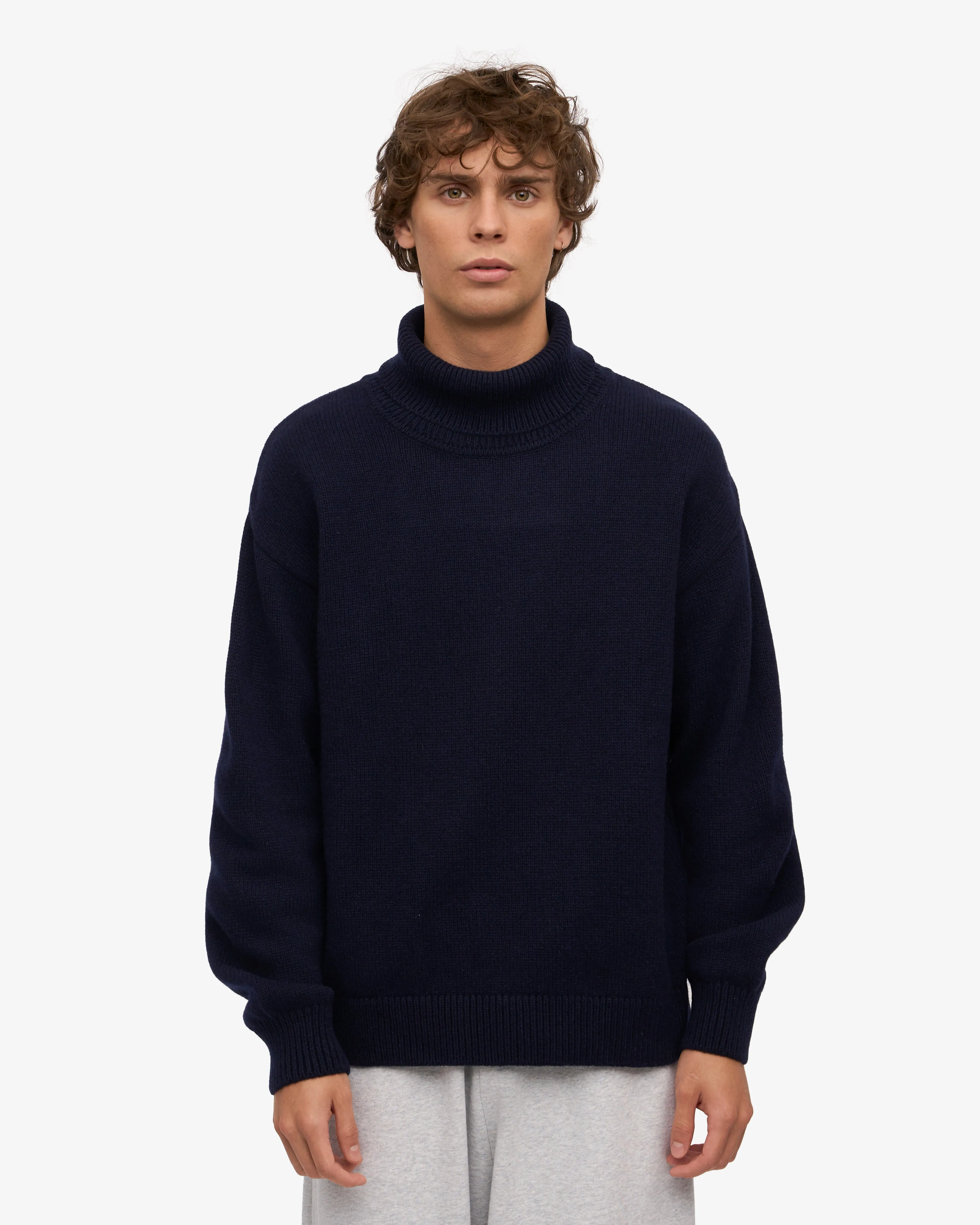 Merino Wool Turtleneck - Navy Blue sold by Colorful Standard product image thumbnail 2